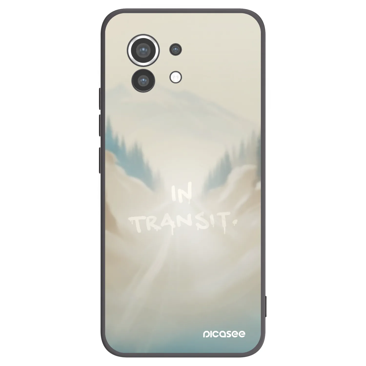 Picasee silikónový čierny obal pre Xiaomi Mi 11 - IN TRANSIT