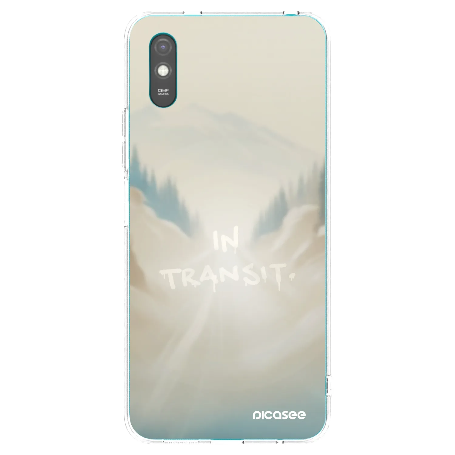 Picasee silikónový prehľadný obal pre Xiaomi Redmi 9AT - IN TRANSIT