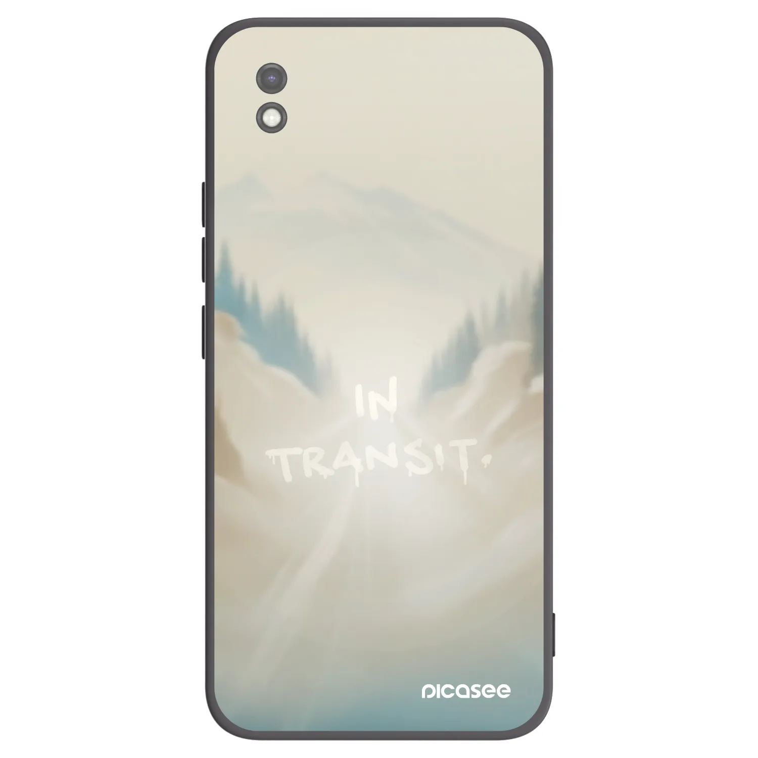 Picasee silikónový čierny obal pre Xiaomi Redmi 9AT - IN TRANSIT