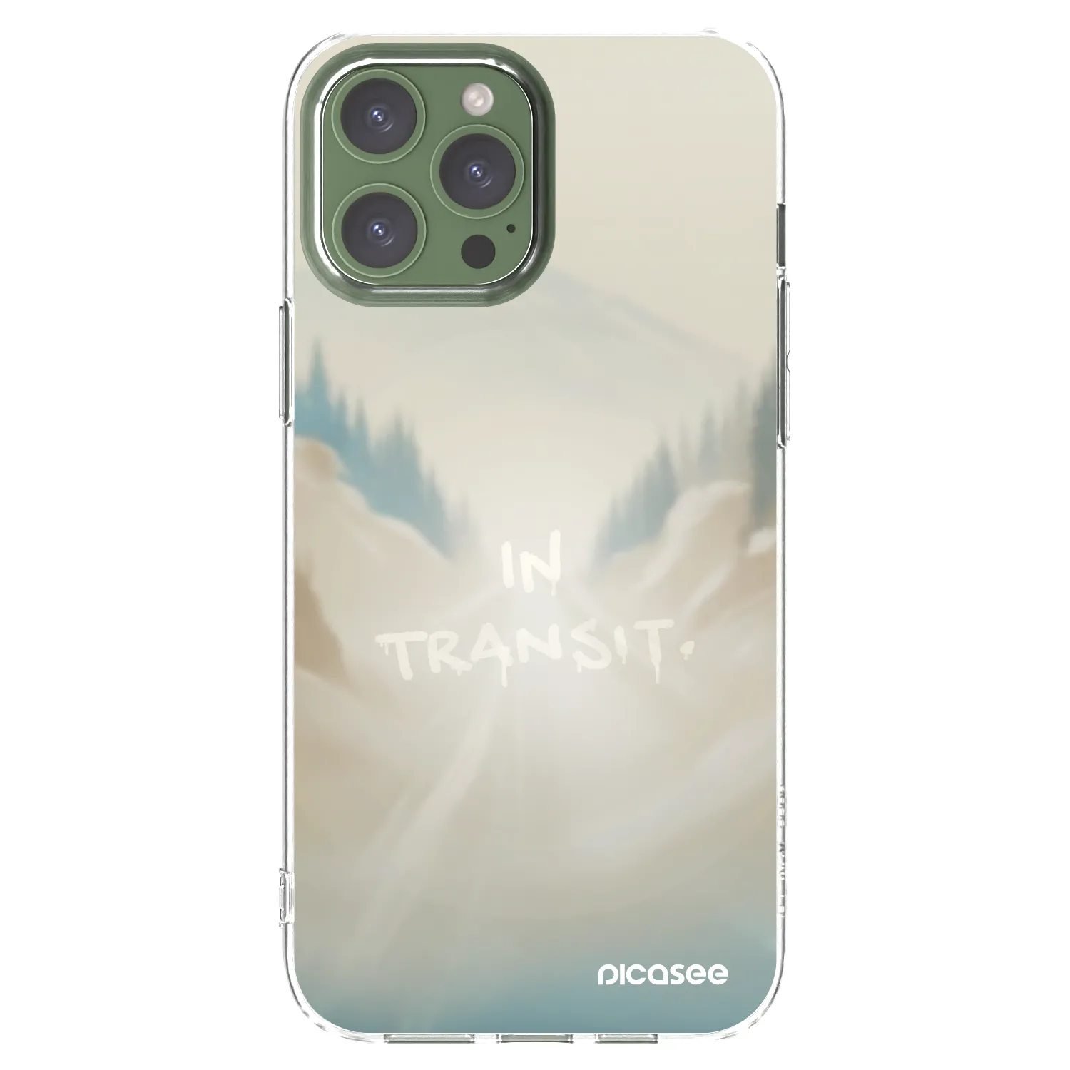 Silikónový prehľadný obal pre Apple iPhone 13 Pro Max - IN TRANSIT