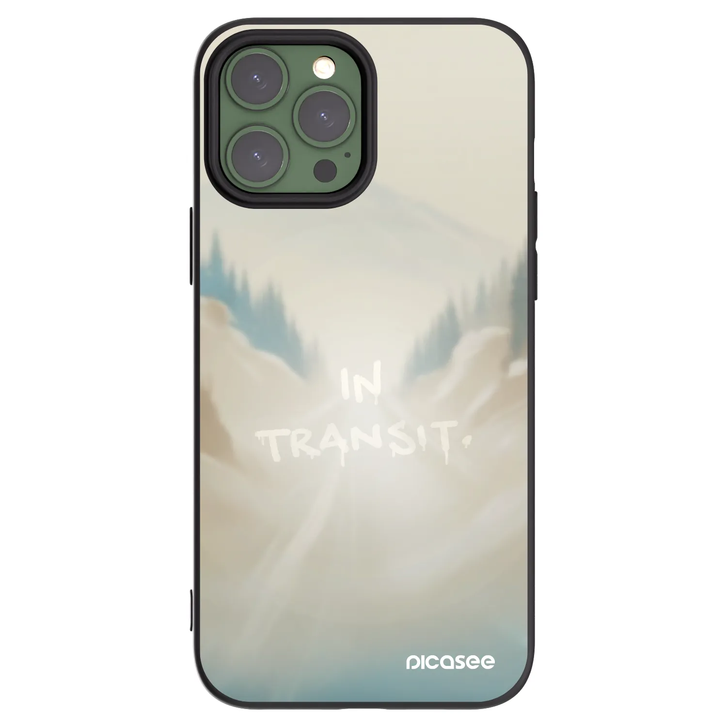 Silikónový čierny obal pre Apple iPhone 13 Pro Max - IN TRANSIT