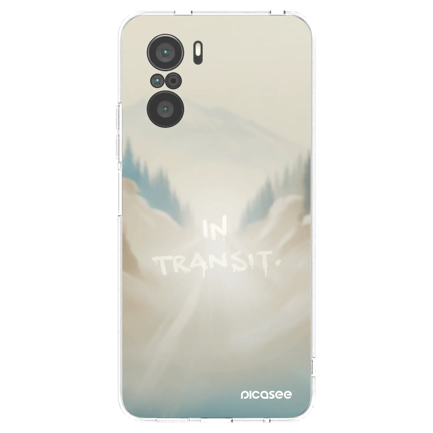 Picasee silikónový prehľadný obal pre Xiaomi Poco F3 - IN TRANSIT