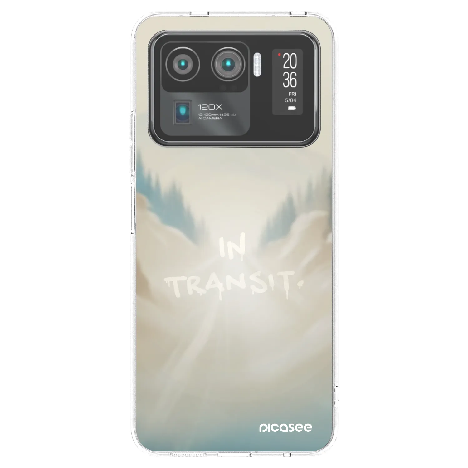 Picasee silikónový prehľadný obal pre Xiaomi Mi 11 Ultra - IN TRANSIT