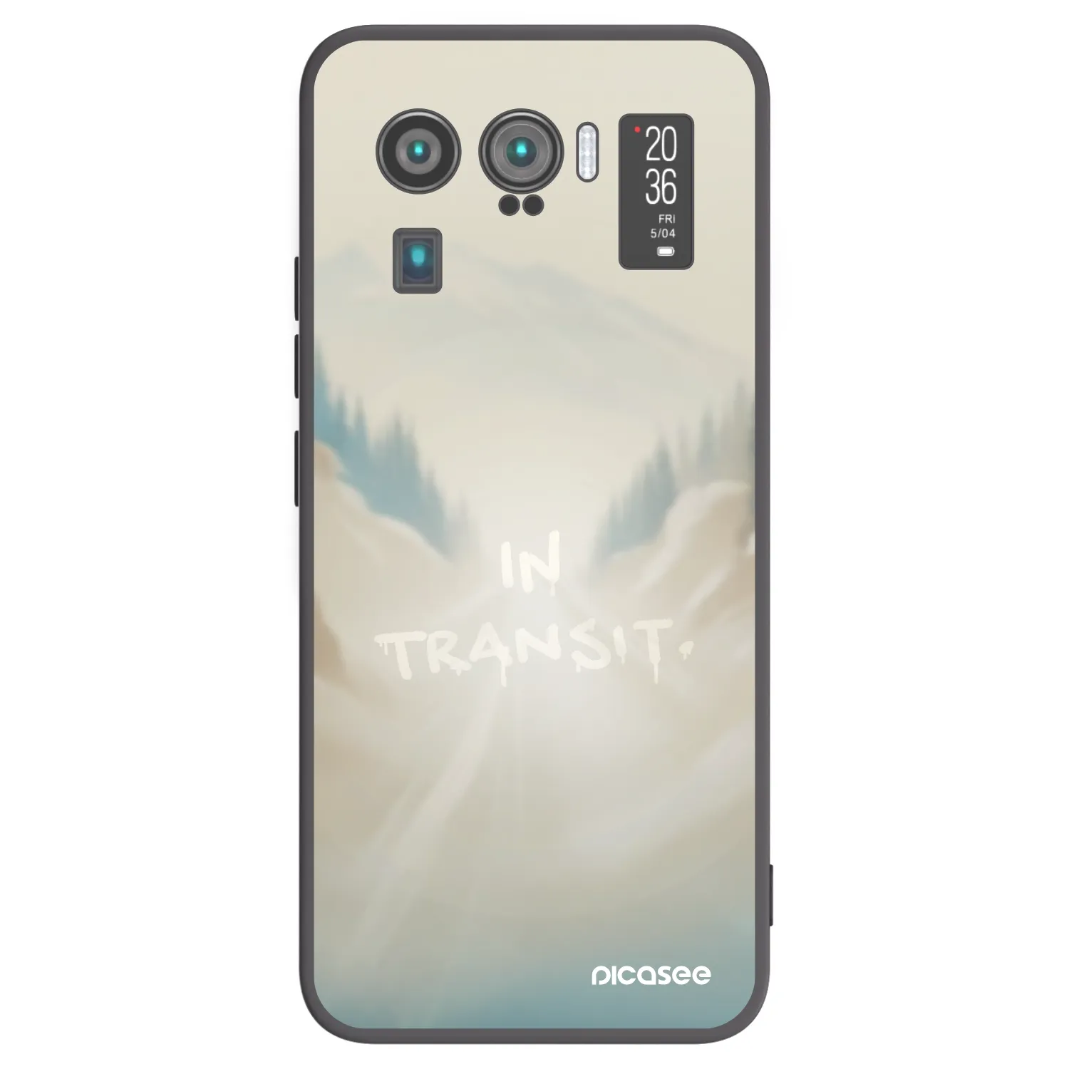 Picasee silikónový čierny obal pre Xiaomi Mi 11 Ultra - IN TRANSIT