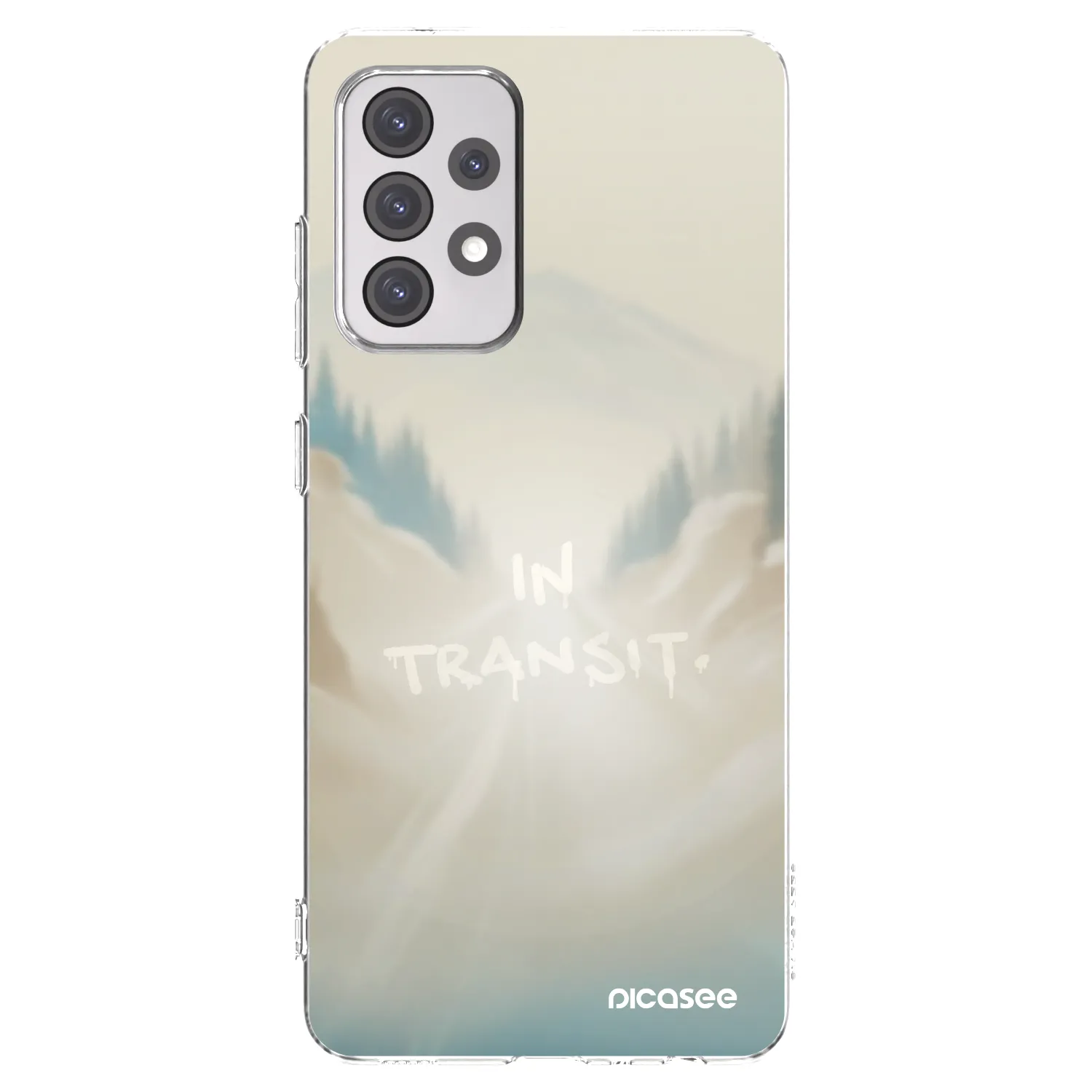 Picasee silikónový prehľadný obal pre Samsung Galaxy A52s 5G A528B - IN TRANSIT