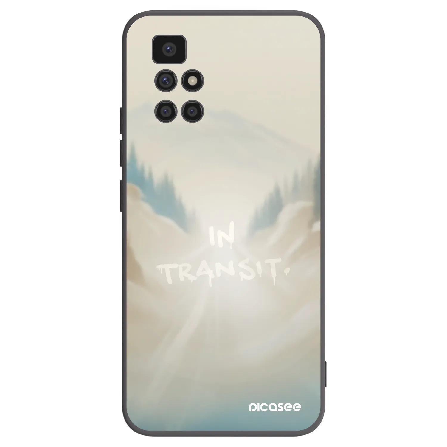 Picasee silikónový čierny obal pre Xiaomi Redmi 10 - IN TRANSIT