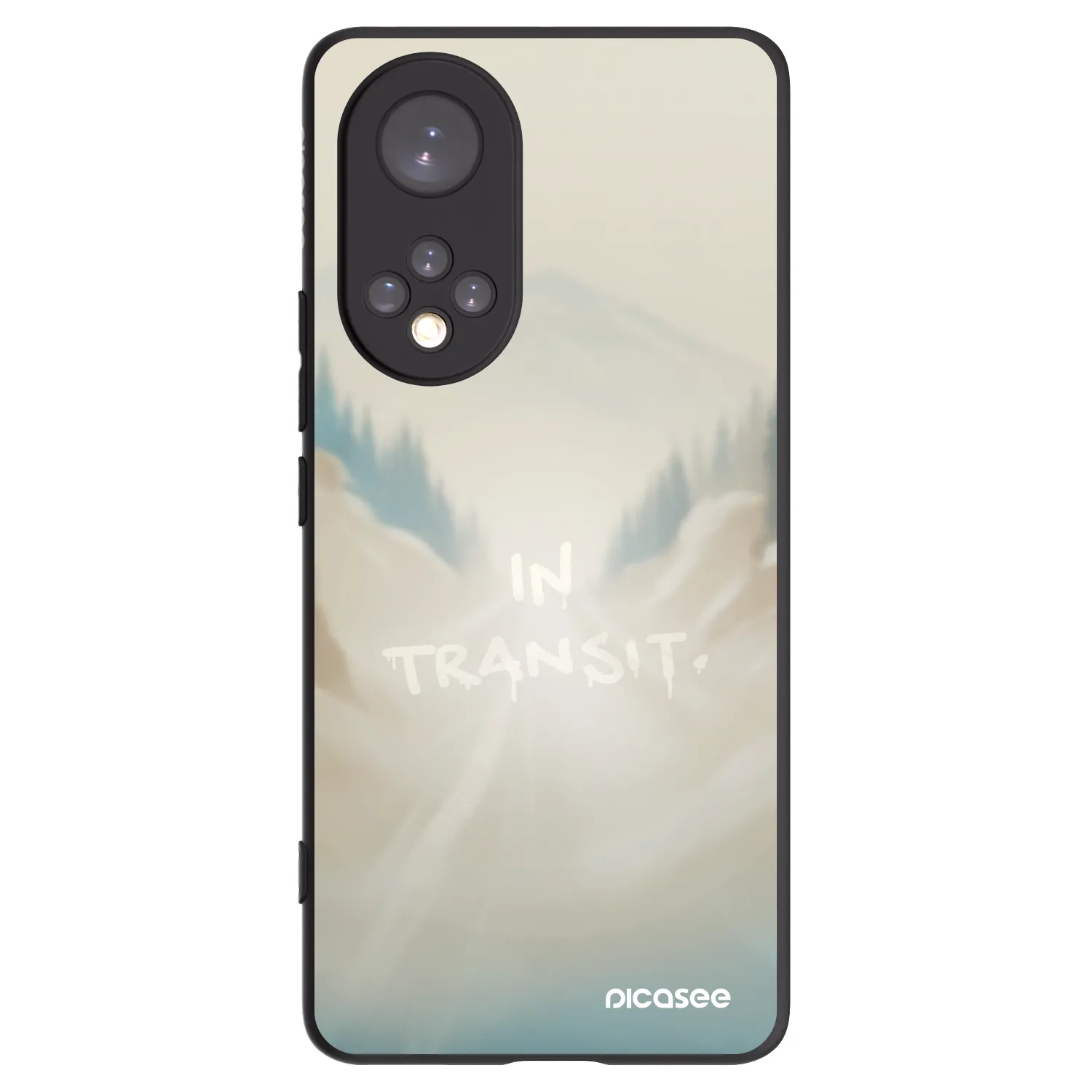Picasee silikónový čierny obal pre Honor 50 5G - IN TRANSIT
