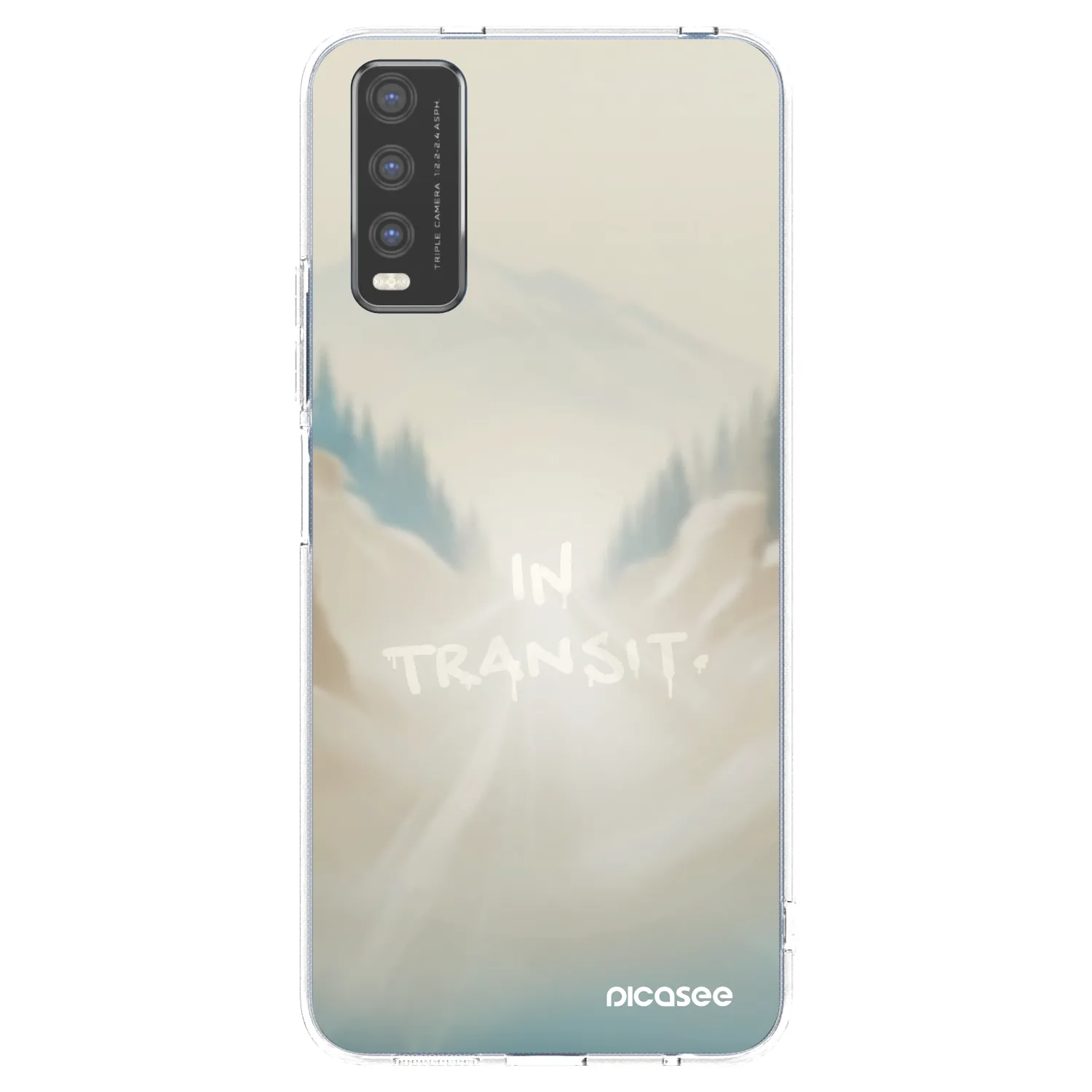 Picasee silikónový prehľadný obal pre Vivo Y20s - IN TRANSIT