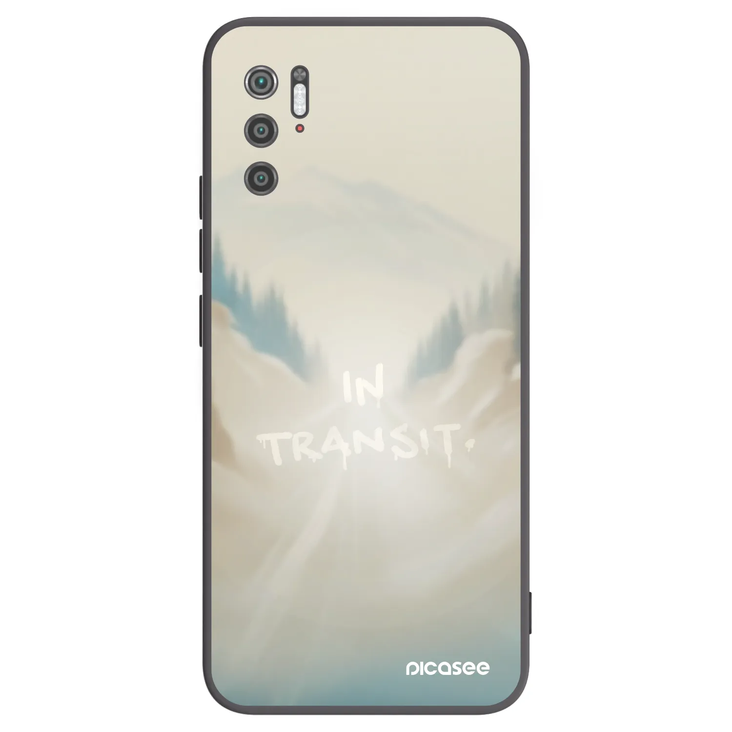 Picasee silikónový čierny obal pre Xiaomi Poco M3 Pro 5G - IN TRANSIT