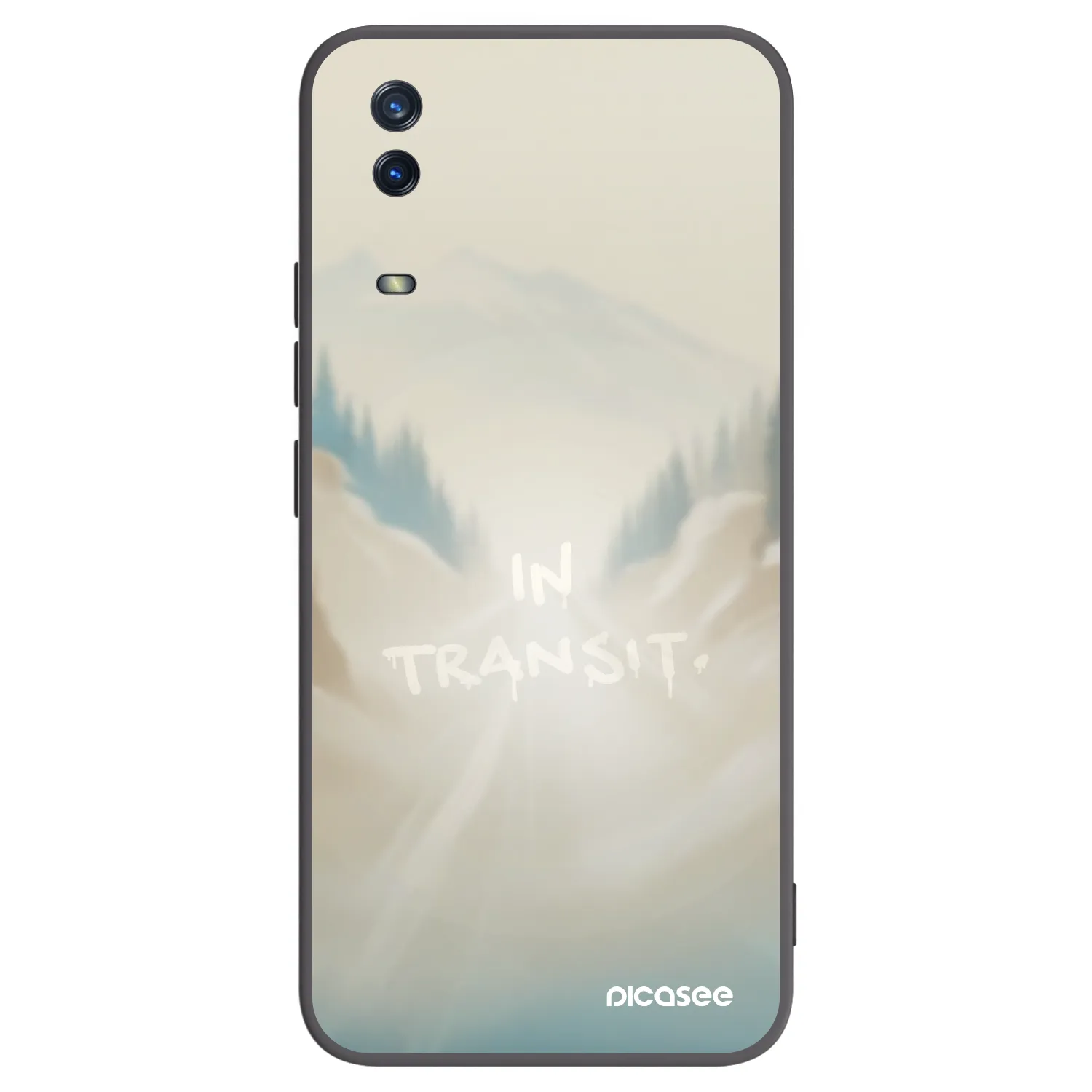 Picasee silikónový čierny obal pre Vivo Y11s - IN TRANSIT