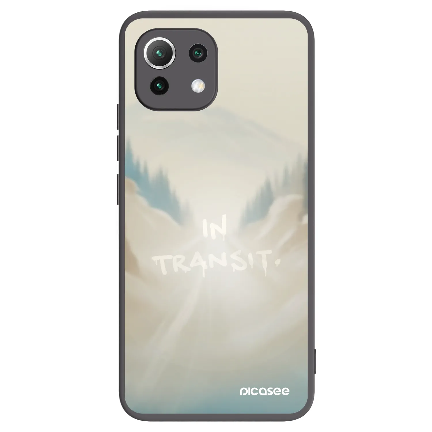 Picasee silikónový čierny obal pre Xiaomi 11 Lite 5G NE - IN TRANSIT