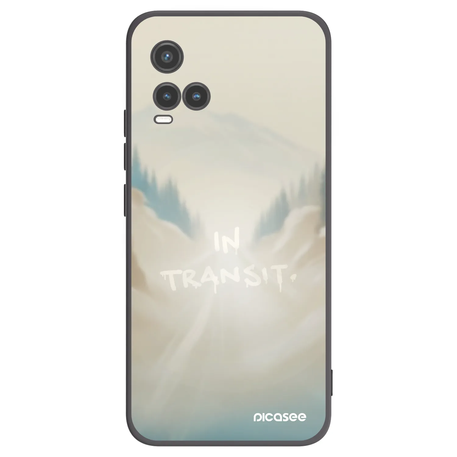 Picasee silikónový čierny obal pre Vivo Y33s - IN TRANSIT