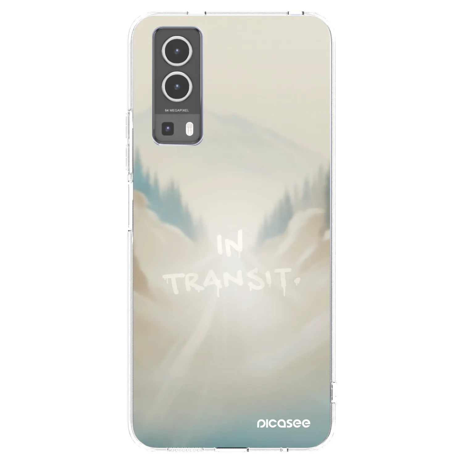 Picasee silikónový prehľadný obal pre Vivo Y72 5G - IN TRANSIT