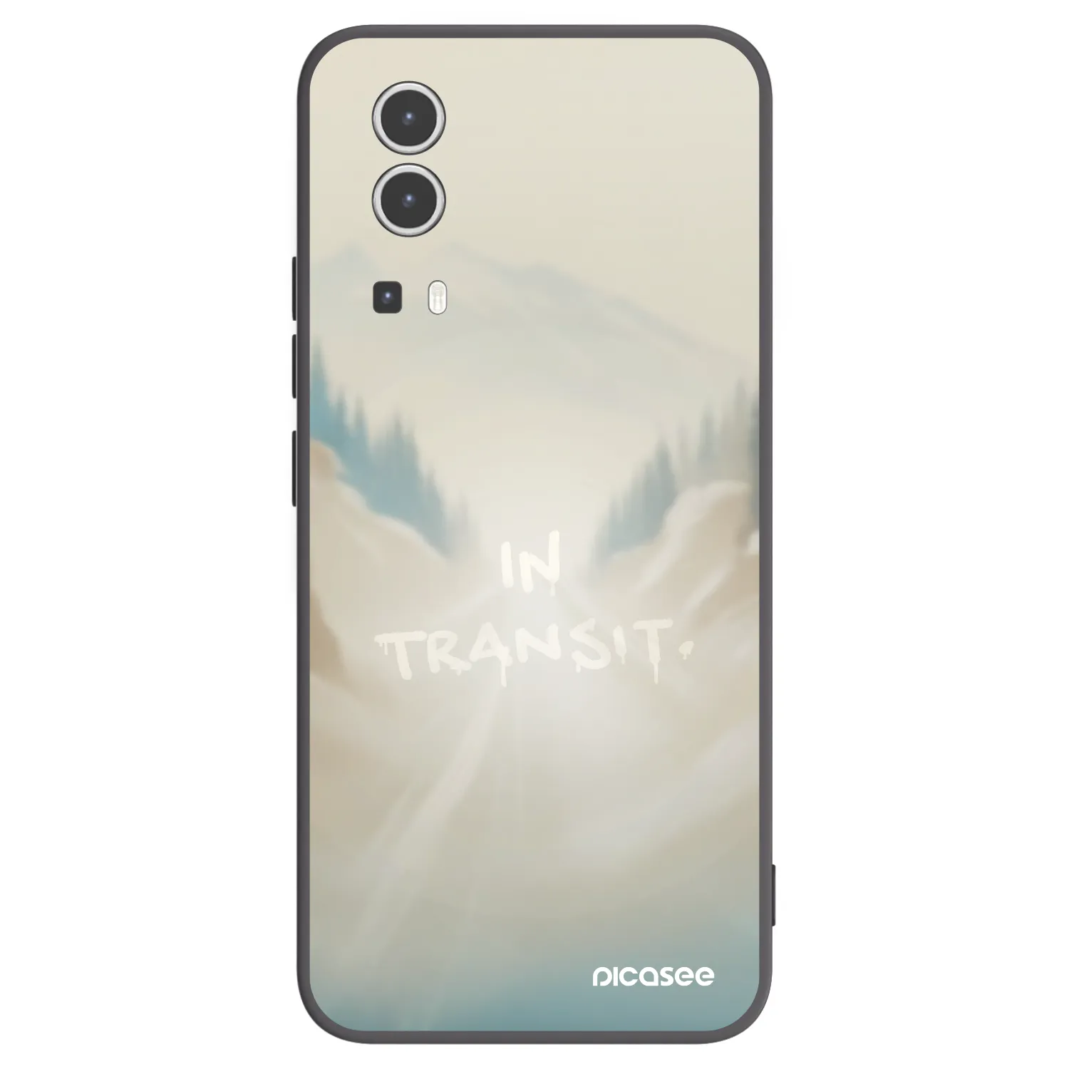 Picasee silikónový čierny obal pre Vivo Y72 5G - IN TRANSIT