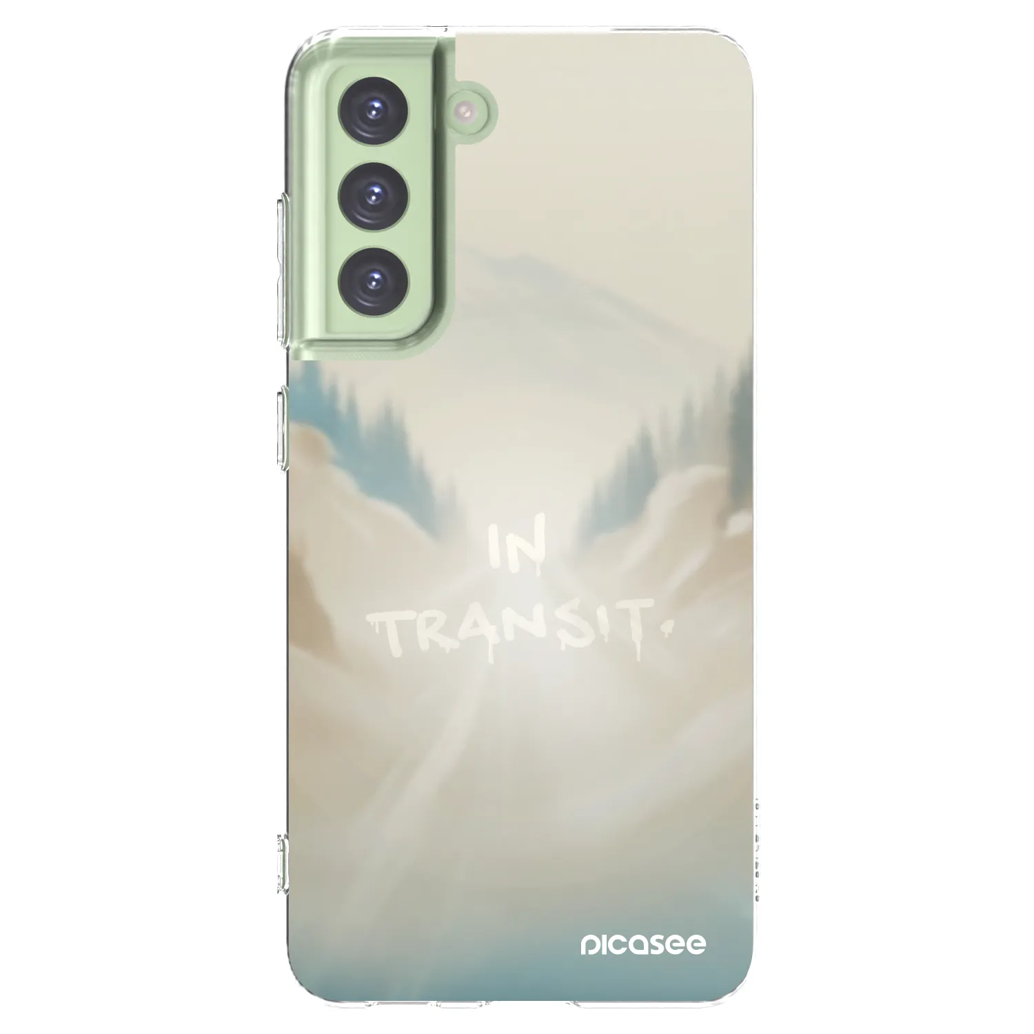 Picasee silikónový prehľadný obal pre Samsung Galaxy S21 FE 5G - IN TRANSIT