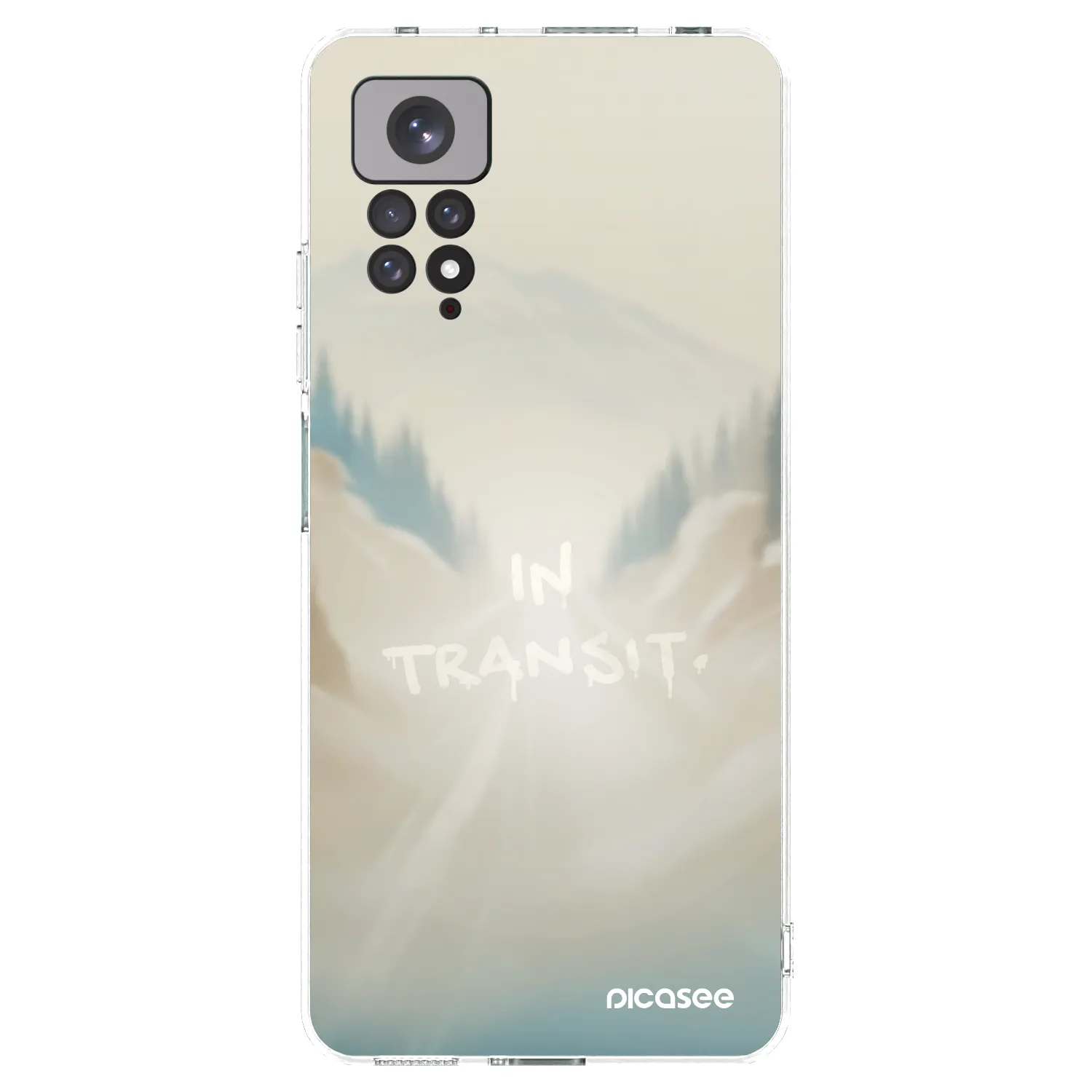 Picasee silikónový prehľadný obal pre Xiaomi Redmi Note 11S 4G - IN TRANSIT