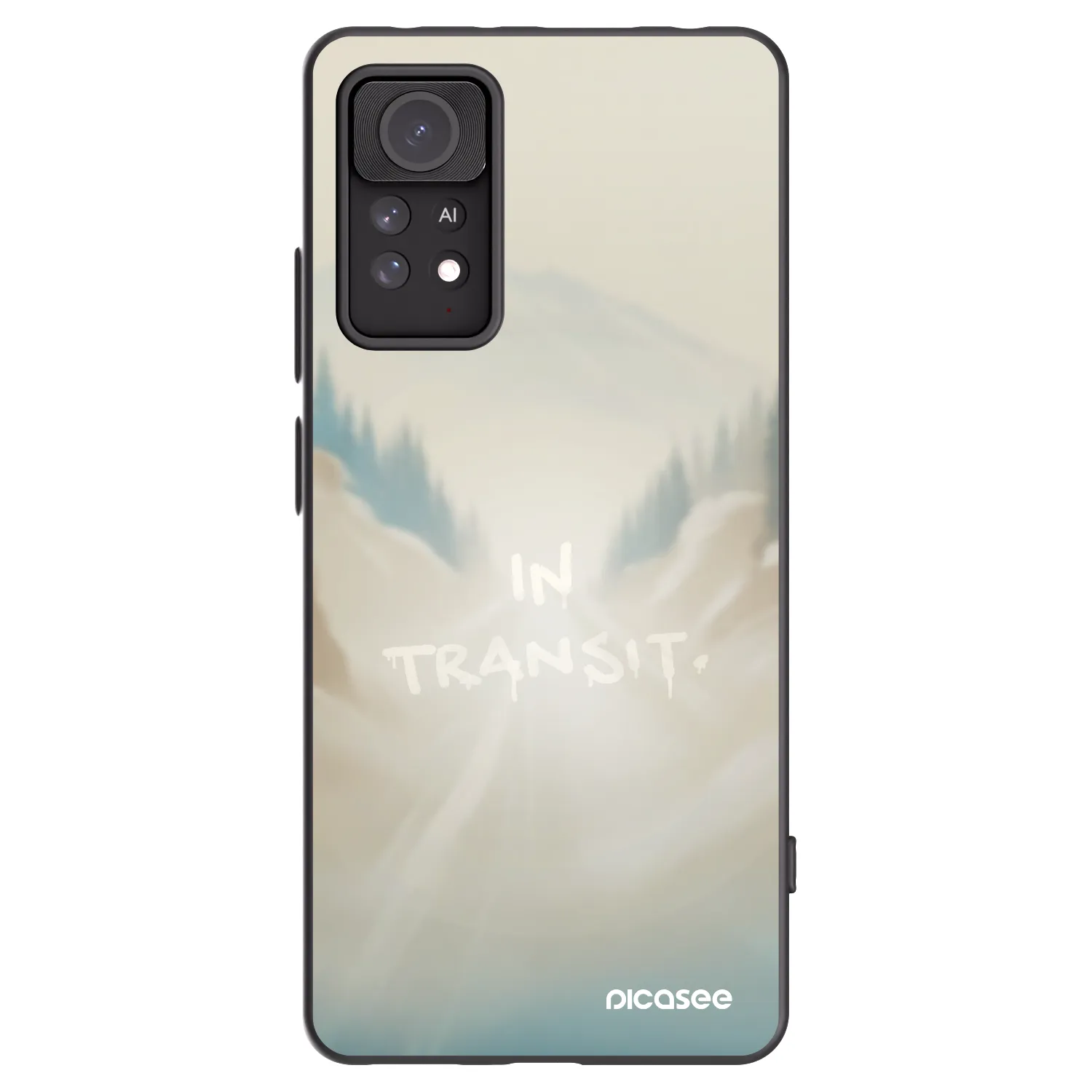 Picasee silikónový čierny obal pre Xiaomi Redmi Note 11 Pro 5G - IN TRANSIT