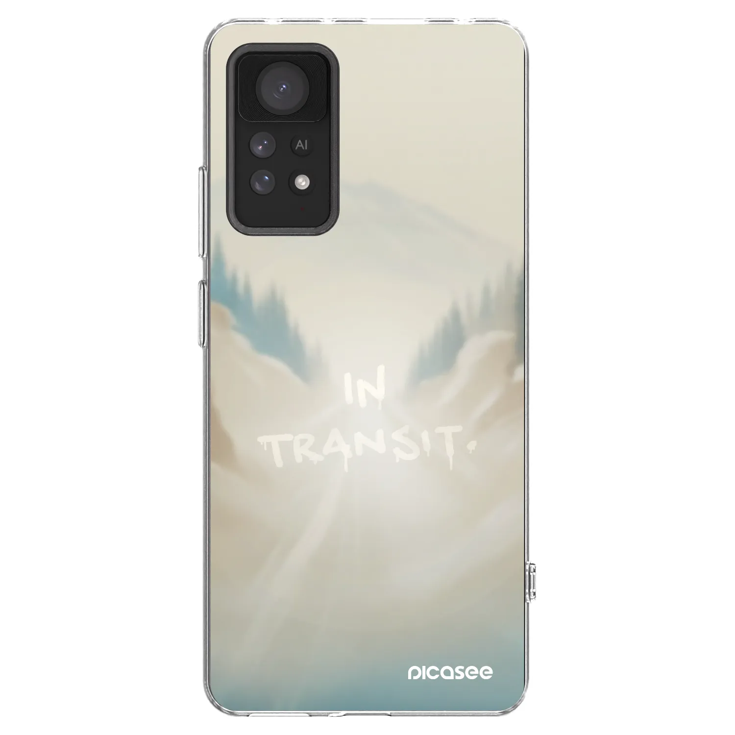 Picasee silikónový prehľadný obal pre Xiaomi Redmi Note 11 Pro 5G - IN TRANSIT
