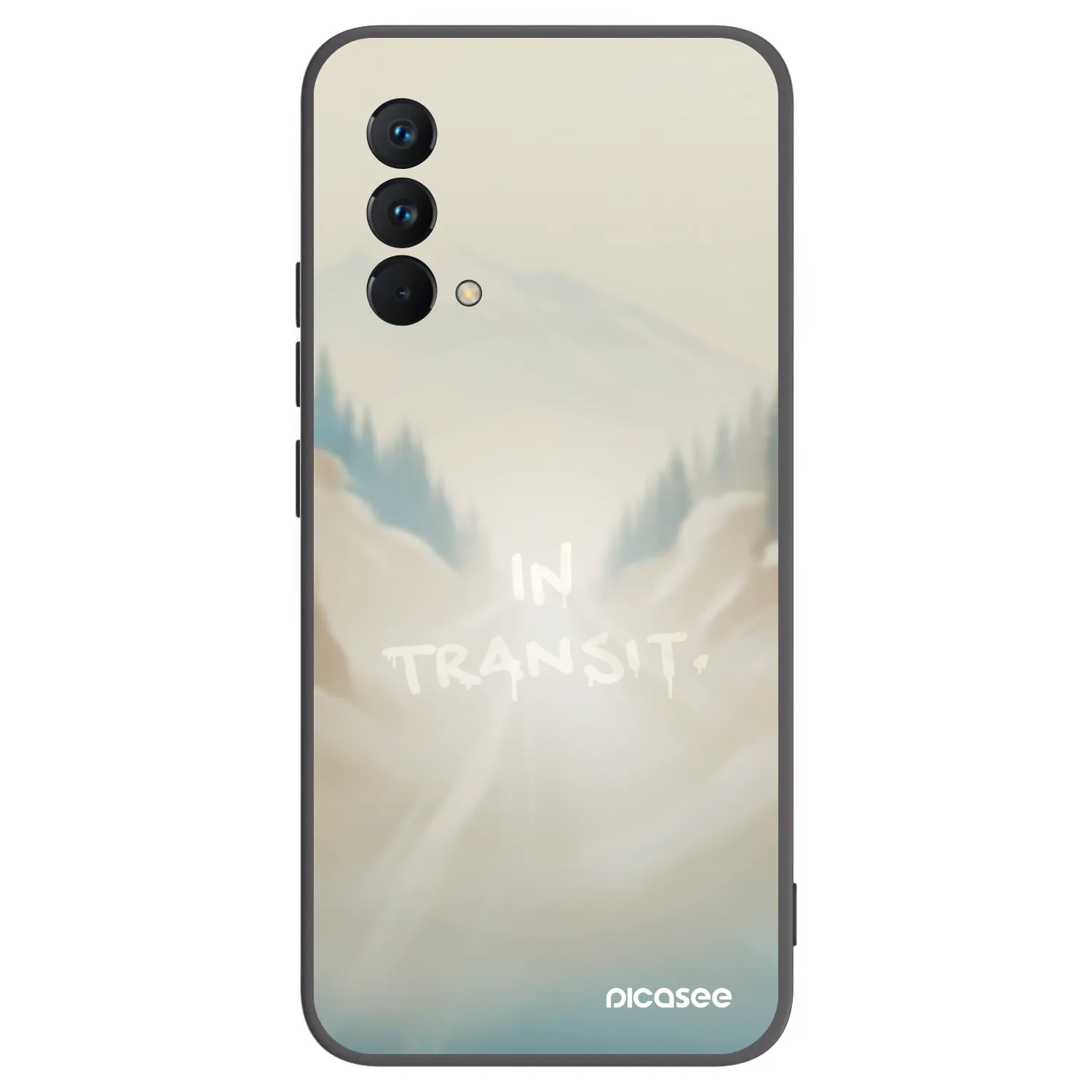 Picasee silikónový čierny obal pre Realme GT Master Edition 5G - IN TRANSIT