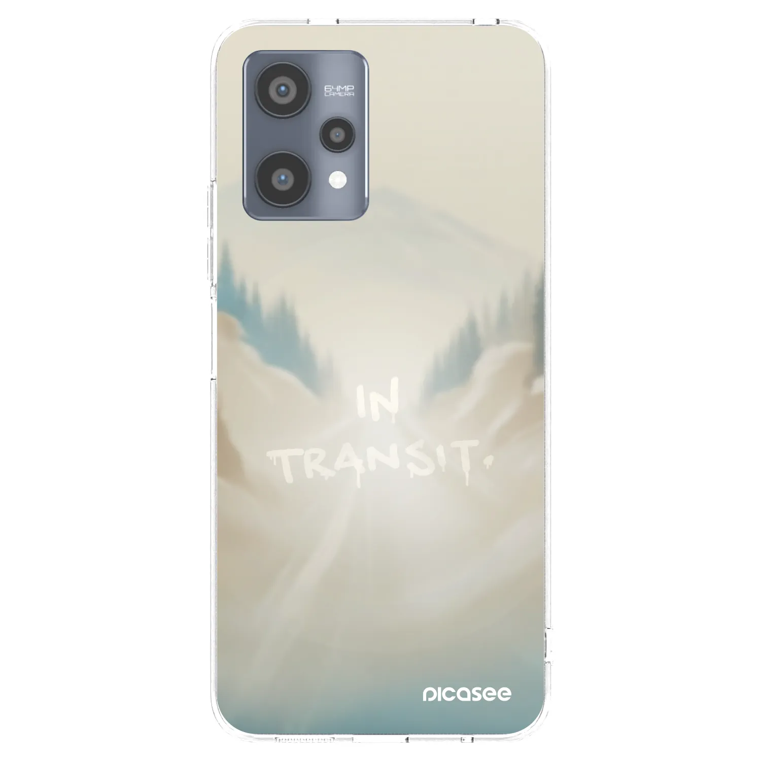 Picasee silikónový prehľadný obal pre Realme 9 Pro 5G - IN TRANSIT