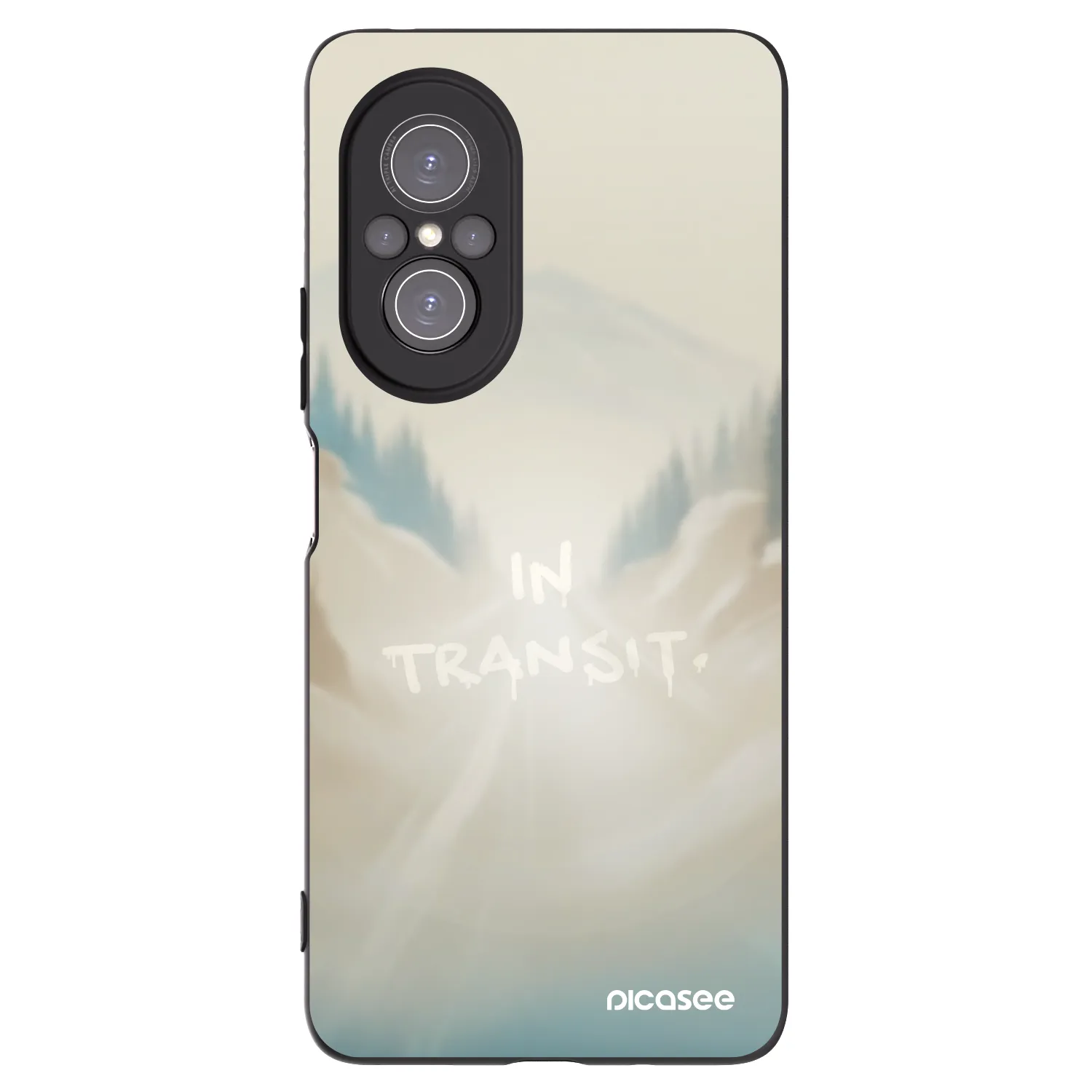Picasee silikónový čierny obal pre Huawei Nova 9 SE - IN TRANSIT