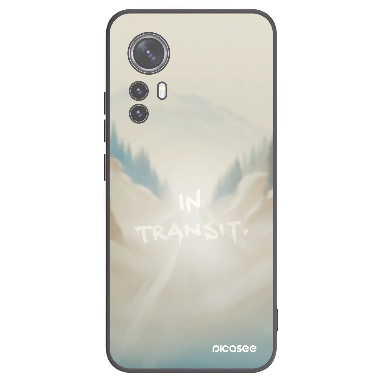 Picasee silikónový čierny obal pre Xiaomi 12 - IN TRANSIT