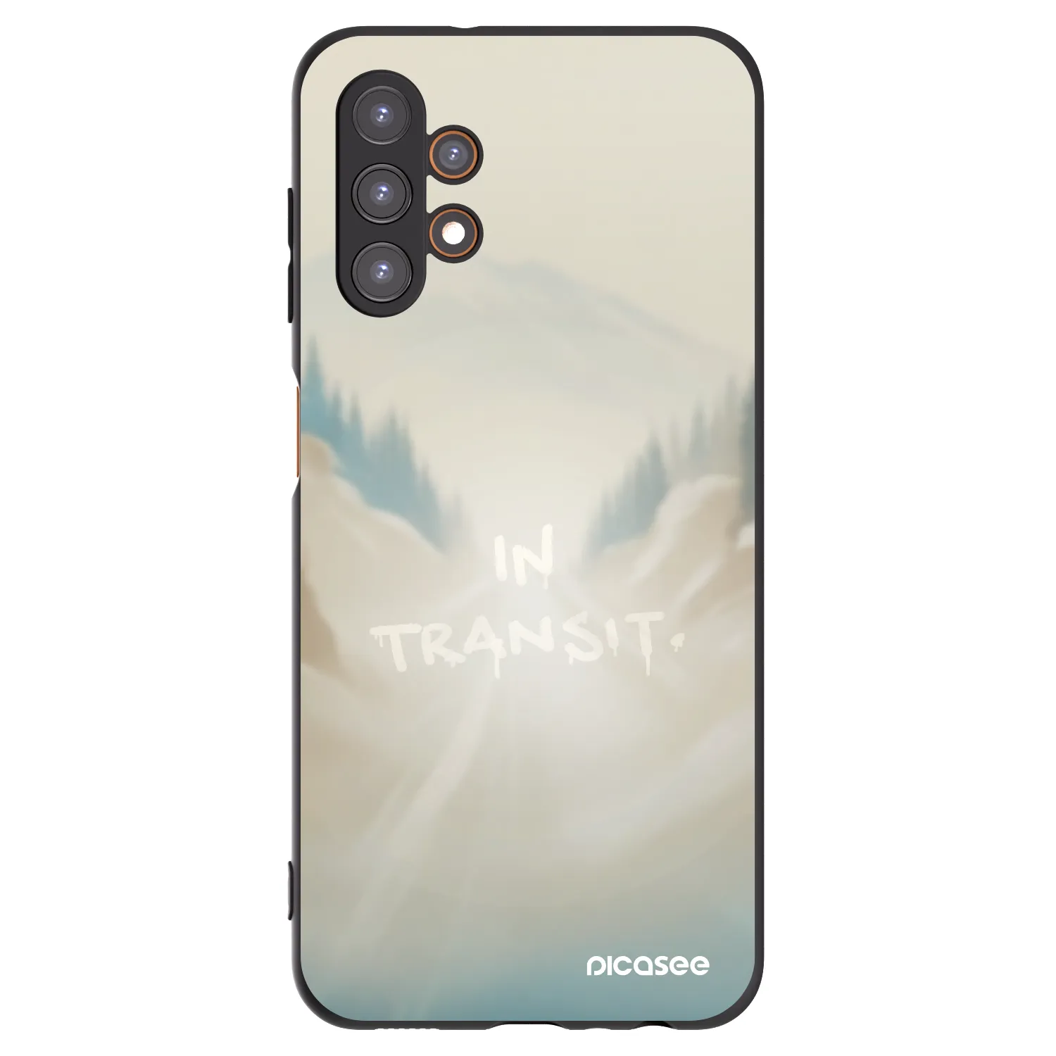 Picasee silikónový čierny obal pre Samsung Galaxy A13 4G A135 - IN TRANSIT