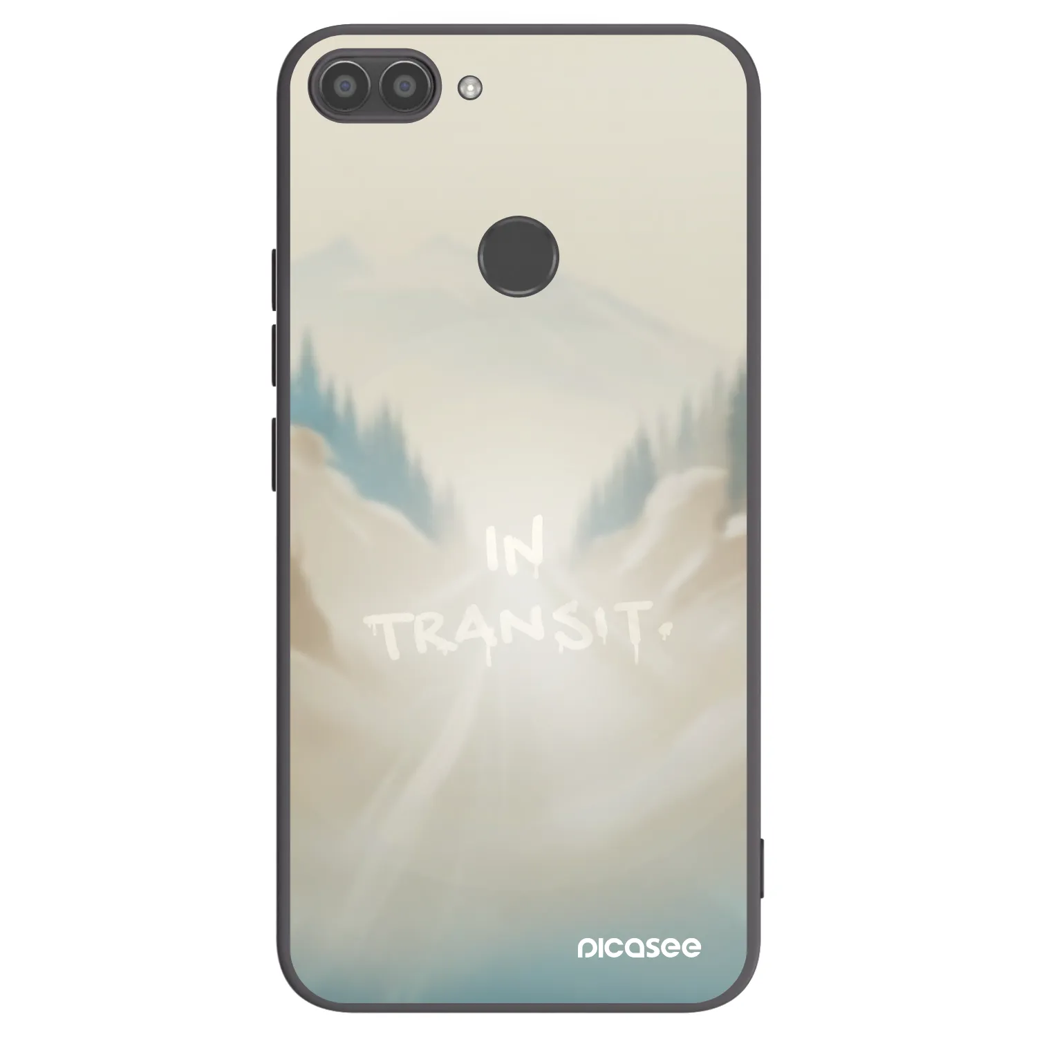 Picasee silikónový čierny obal pre Huawei P Smart - IN TRANSIT