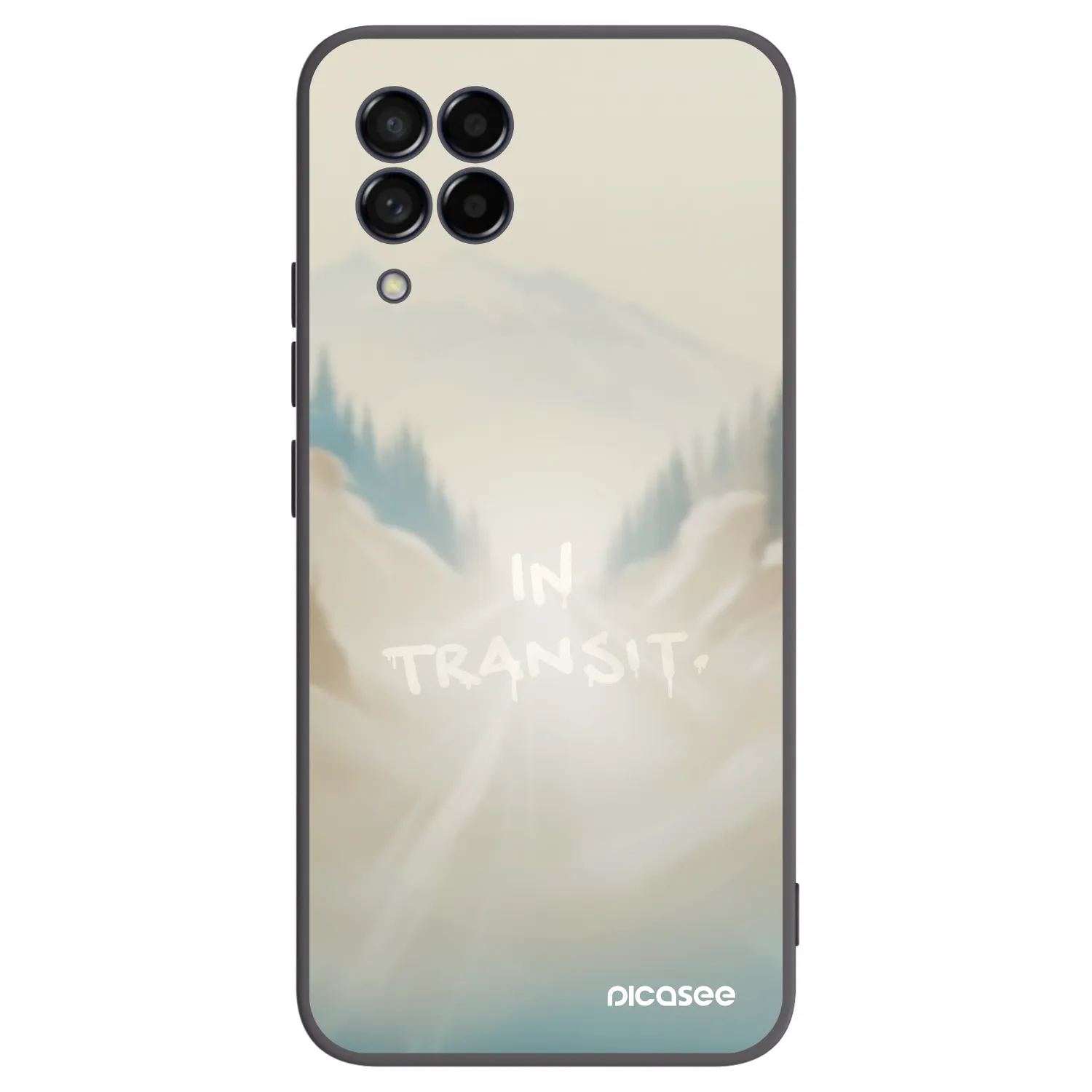 Picasee silikónový čierny obal pre Samsung Galaxy M53 5G - IN TRANSIT