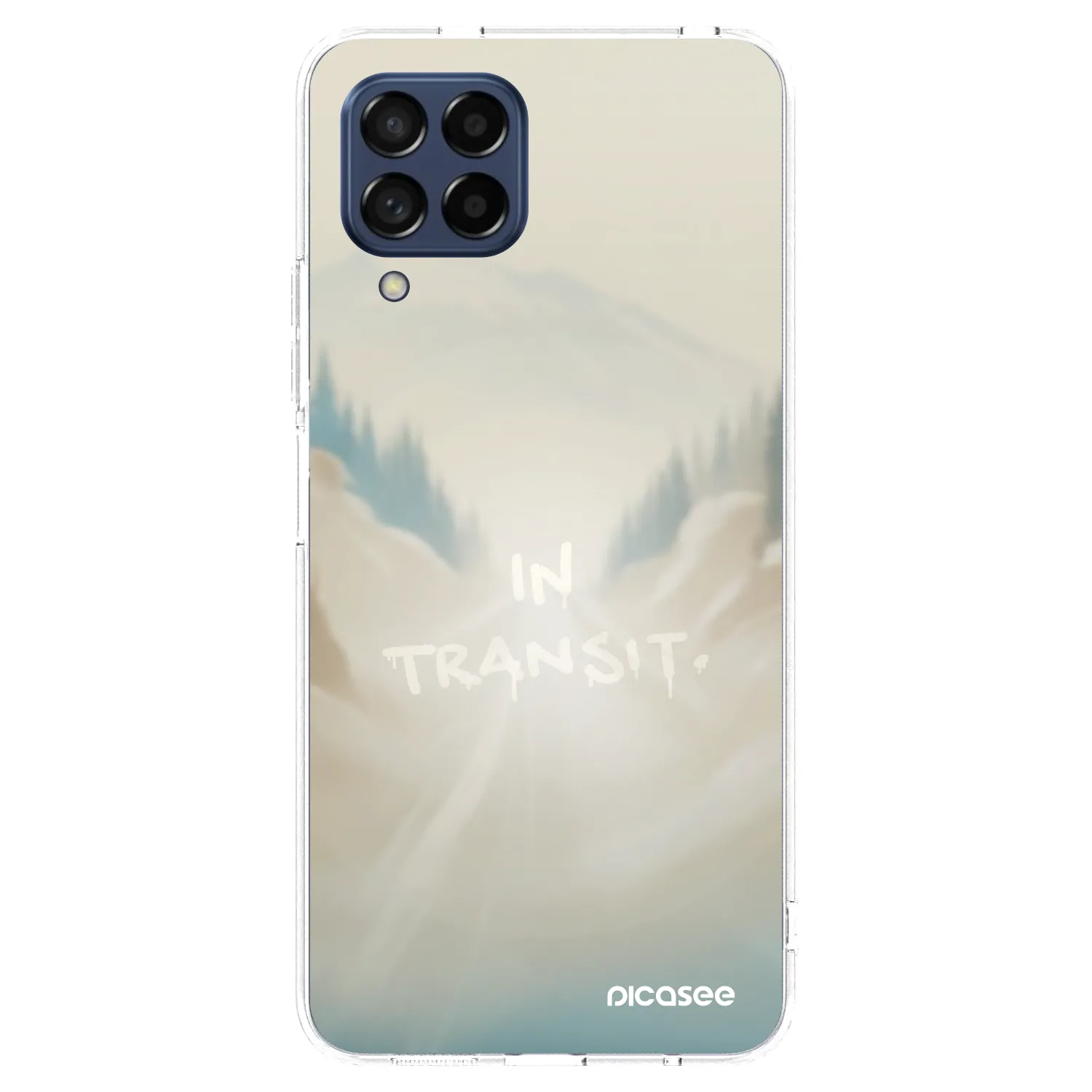 Picasee silikónový prehľadný obal pre Samsung Galaxy M53 5G - IN TRANSIT