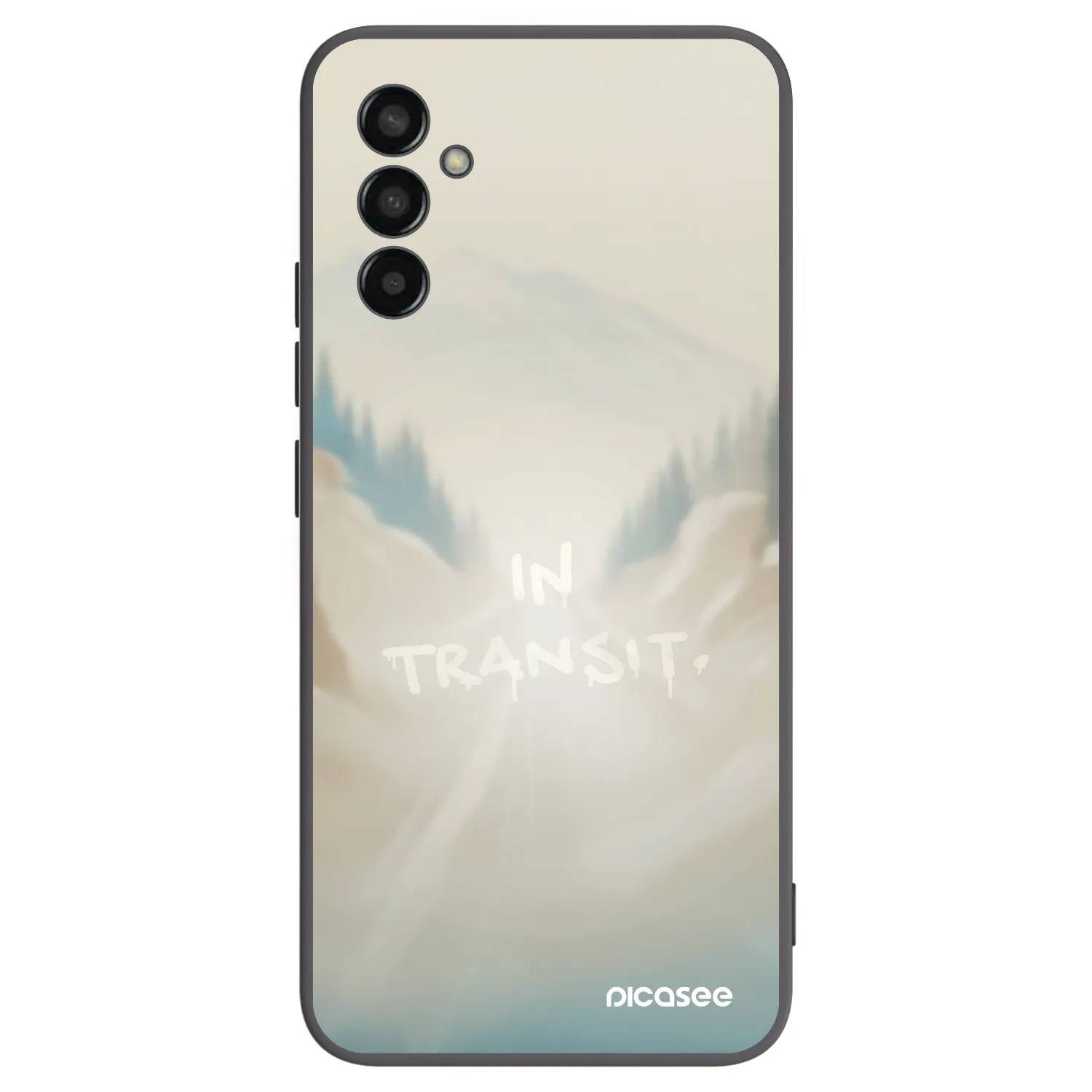 Picasee silikónový čierny obal pre Samsung Galaxy M13 M135F - IN TRANSIT