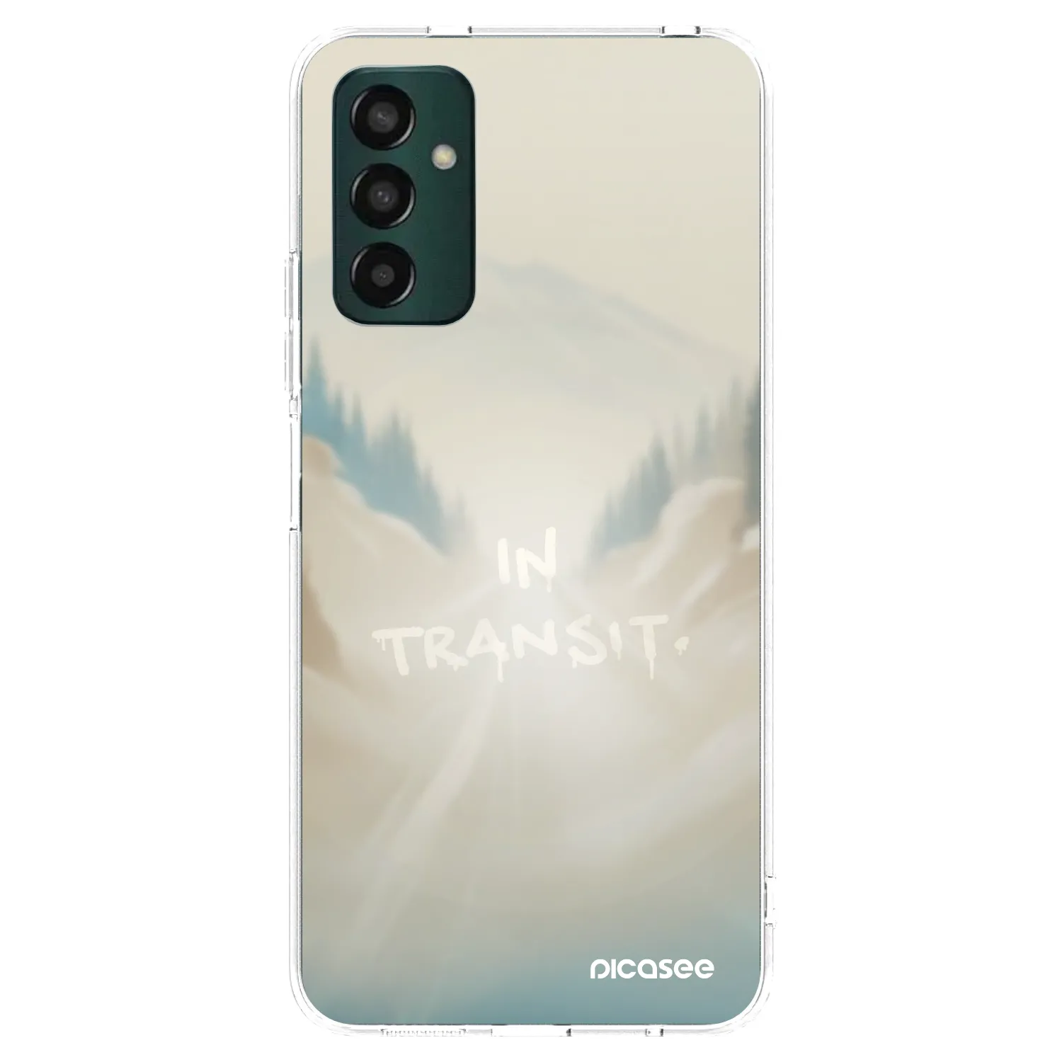 Picasee silikónový prehľadný obal pre Samsung Galaxy M13 M135F - IN TRANSIT