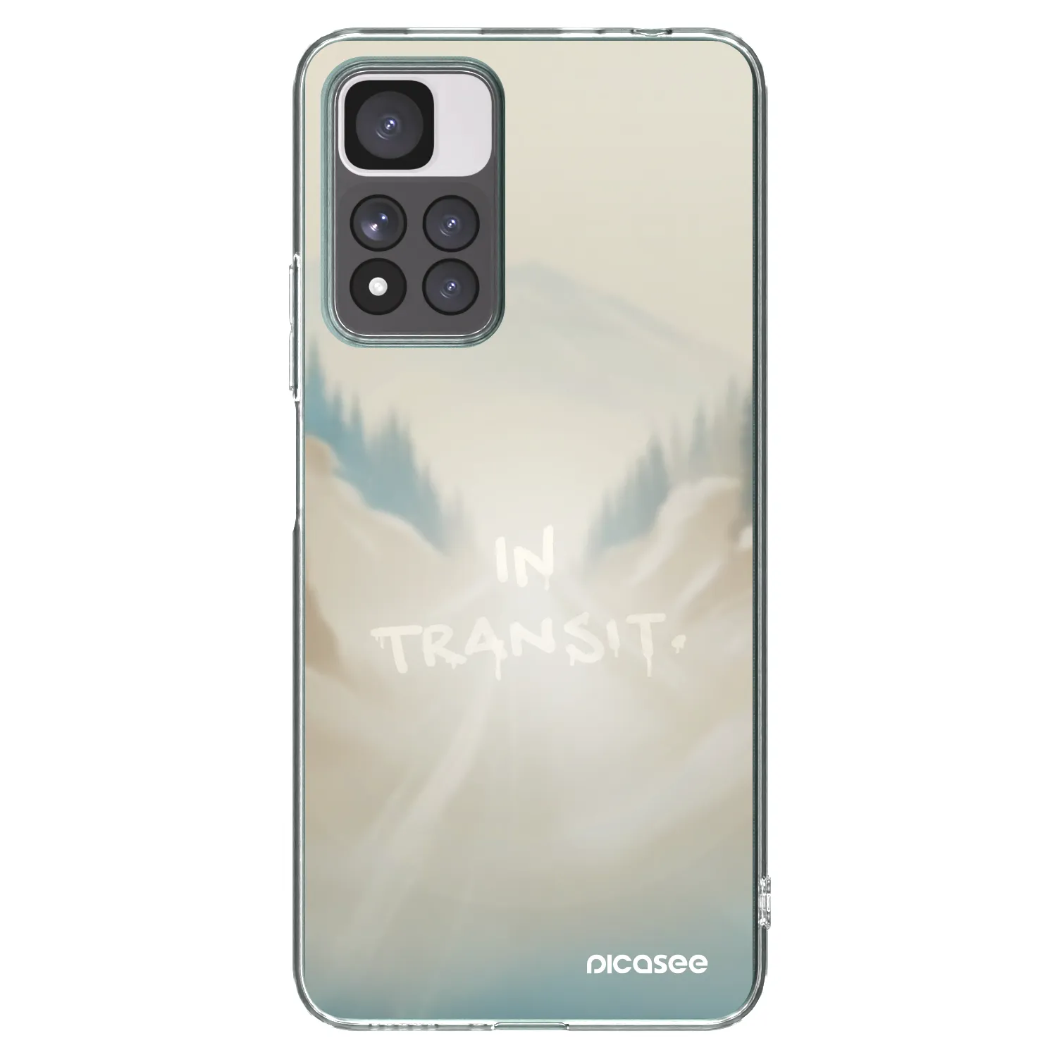 Picasee silikónový prehľadný obal pre Xiaomi Redmi Note 11 Pro+ 5G - IN TRANSIT