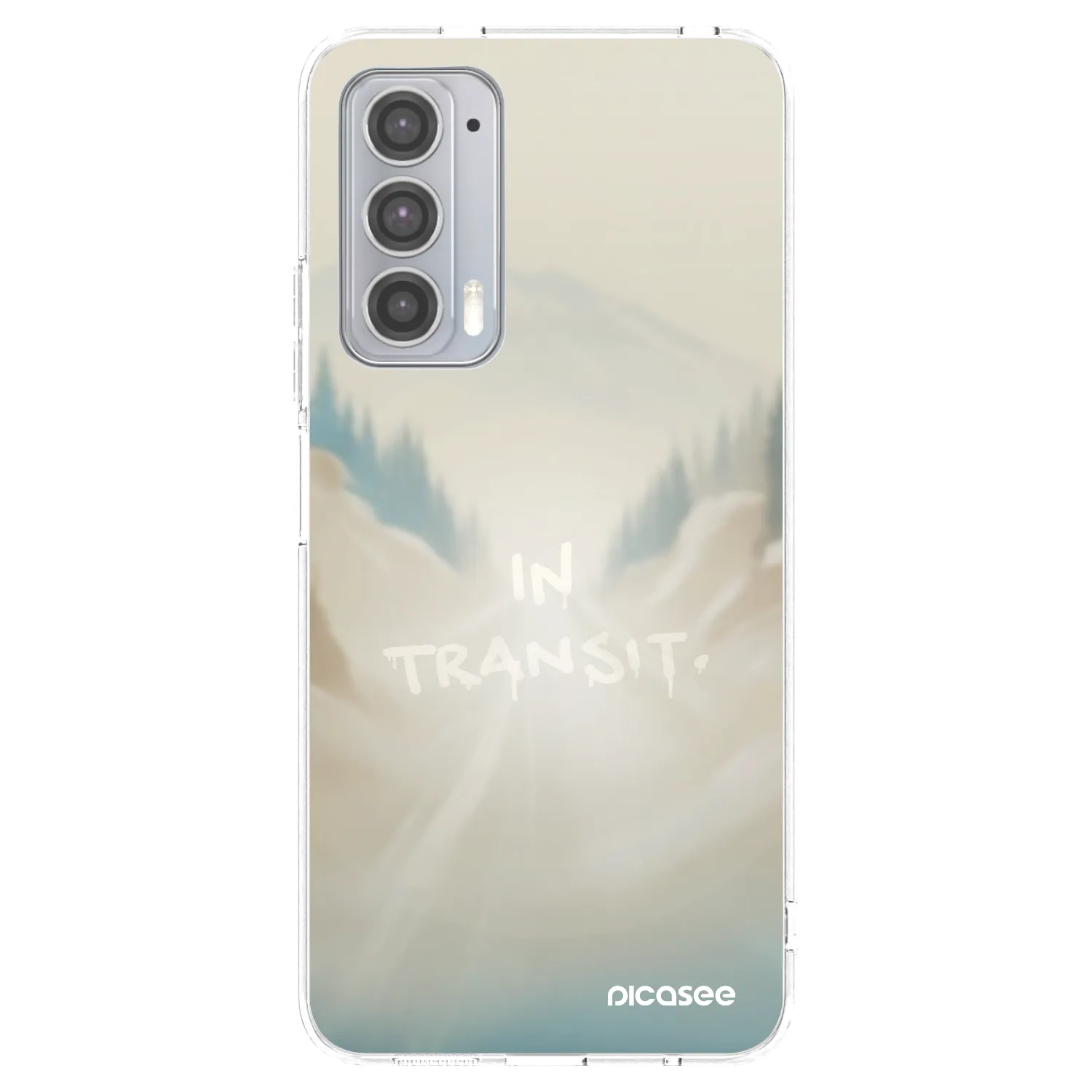 Picasee silikónový prehľadný obal pre Motorola Edge 20 - IN TRANSIT