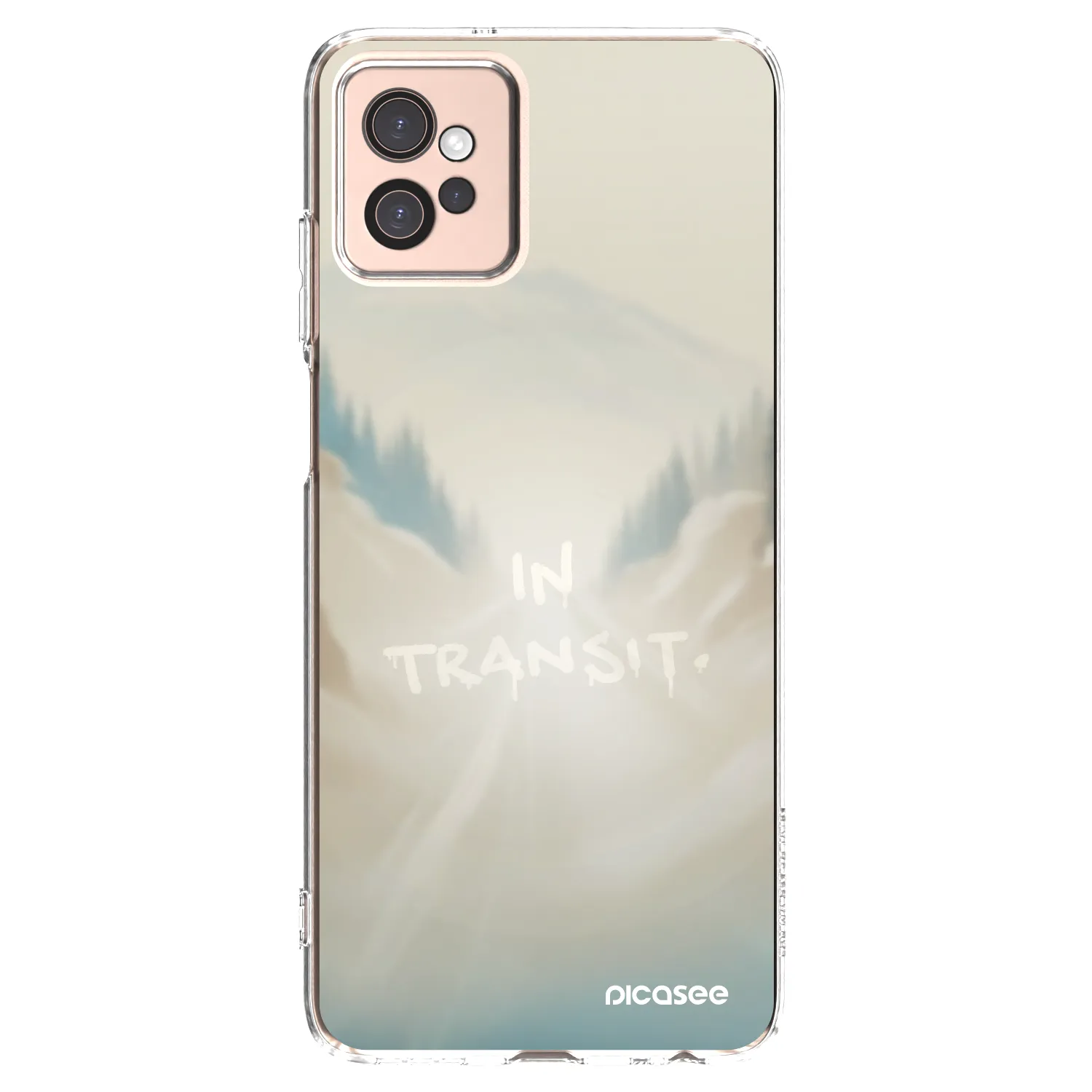 Picasee silikónový prehľadný obal pre Motorola Moto G32 - IN TRANSIT