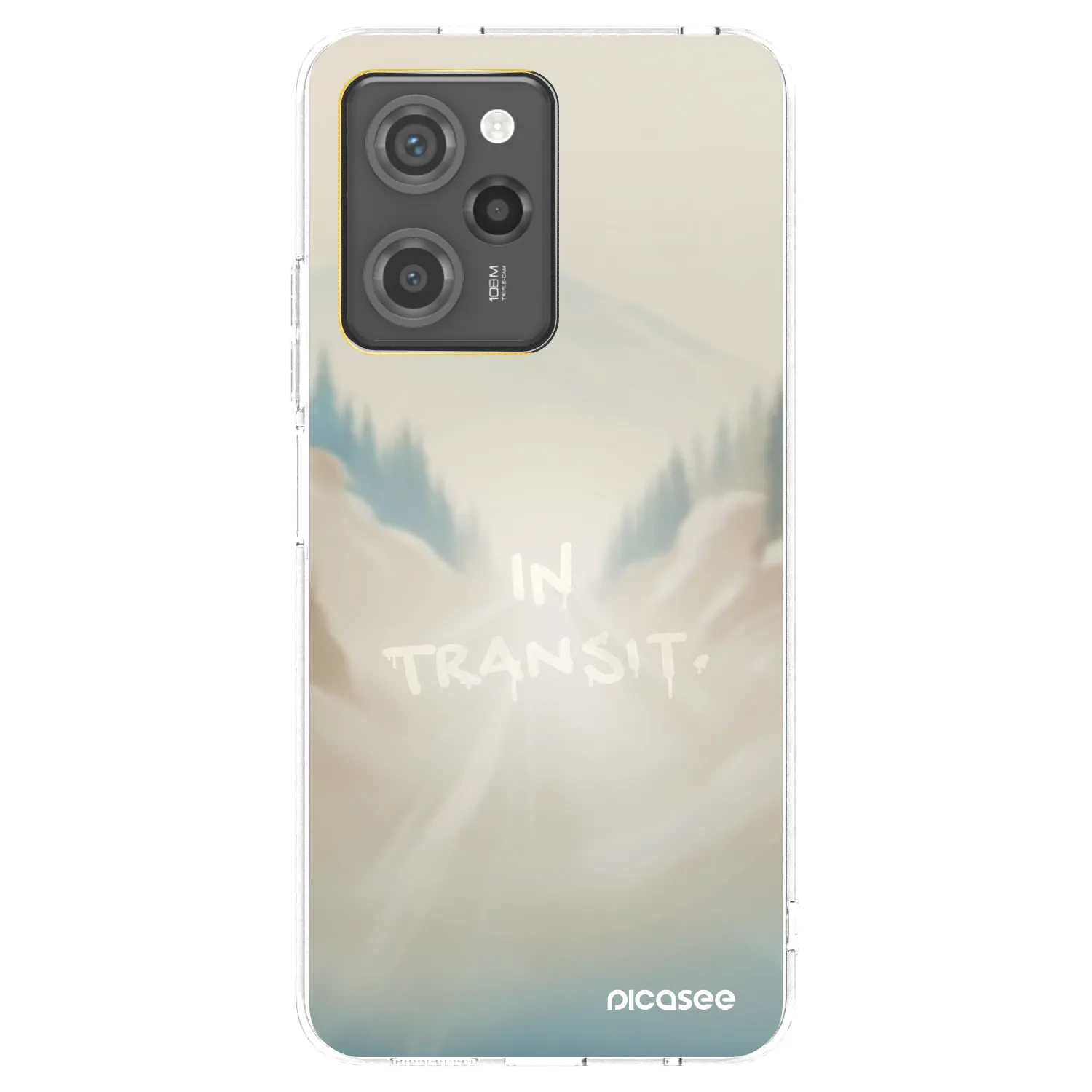 Picasee silikónový čierny obal pre Xiaomi Poco X5 Pro - IN TRANSIT
