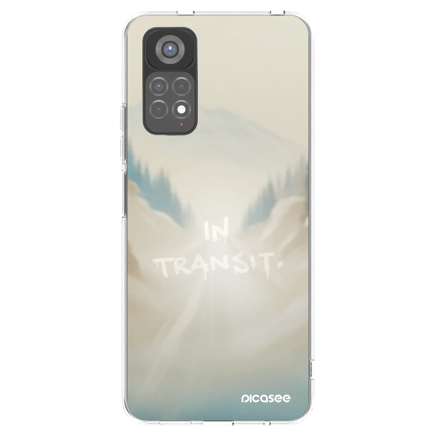 Picasee silikónový prehľadný obal pre Xiaomi Redmi Note 11S 5G - IN TRANSIT