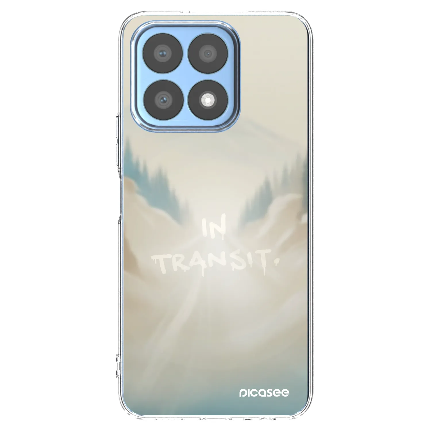 Picasee silikónový prehľadný obal pre Honor X8a - IN TRANSIT