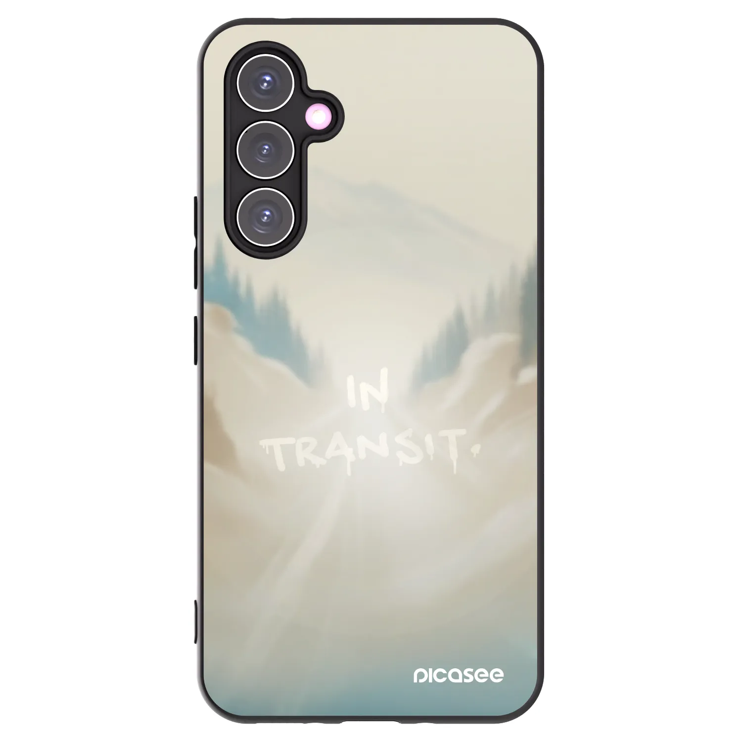 Picasee silikónový čierny obal pre Samsung Galaxy A54 5G A546B - IN TRANSIT