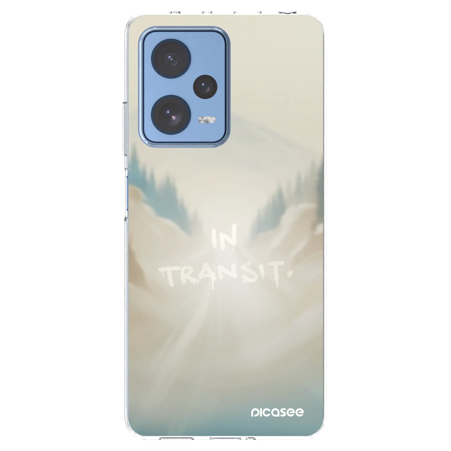 Picasee silikónový prehľadný obal pre Xiaomi Redmi Note 12 Pro 5G - IN TRANSIT