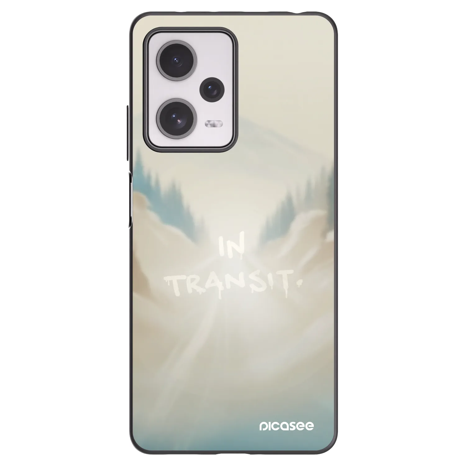 Picasee silikónový čierny obal pre Xiaomi Redmi Note 12 Pro+ 5G - IN TRANSIT