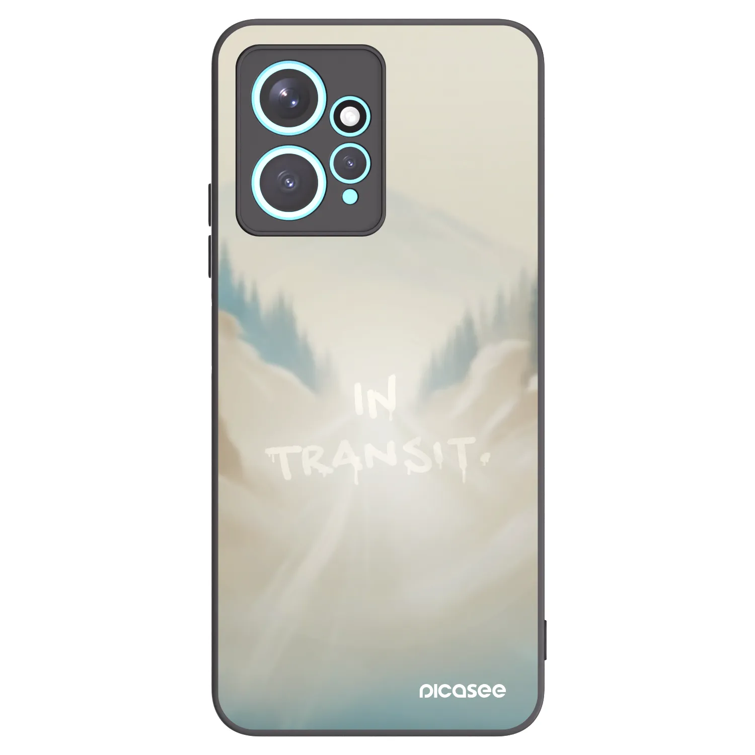 Picasee silikónový čierny obal pre Xiaomi Redmi Note 12 4G - IN TRANSIT