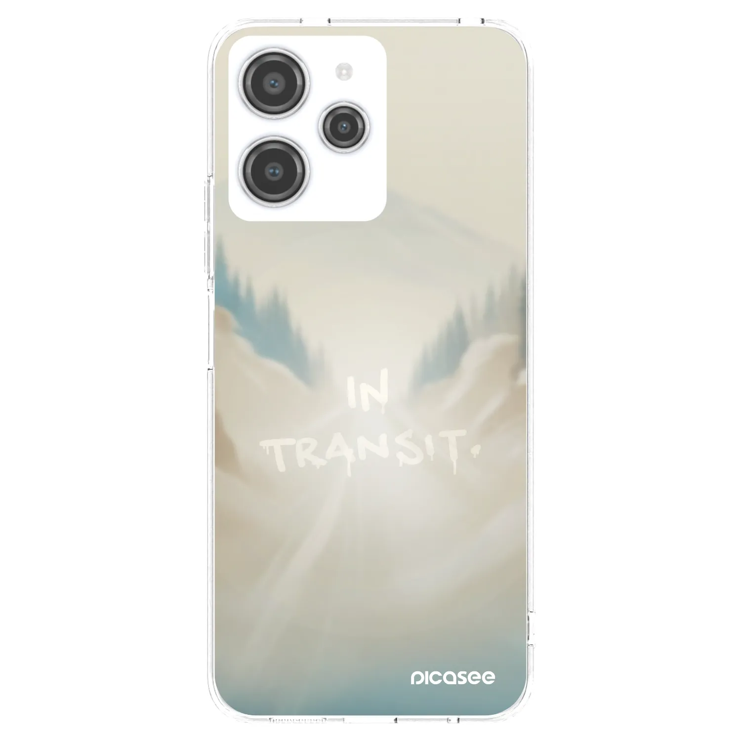 Silikónový prehľadný obal pre Xiaomi Redmi 12 4G - IN TRANSIT