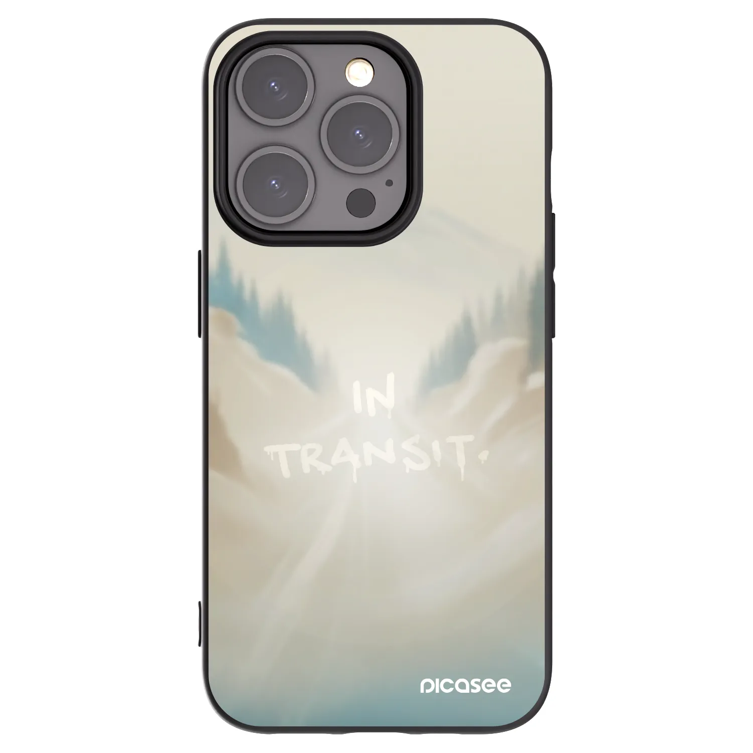 Silikónový čierny obal pre Apple iPhone 15 Pro - IN TRANSIT