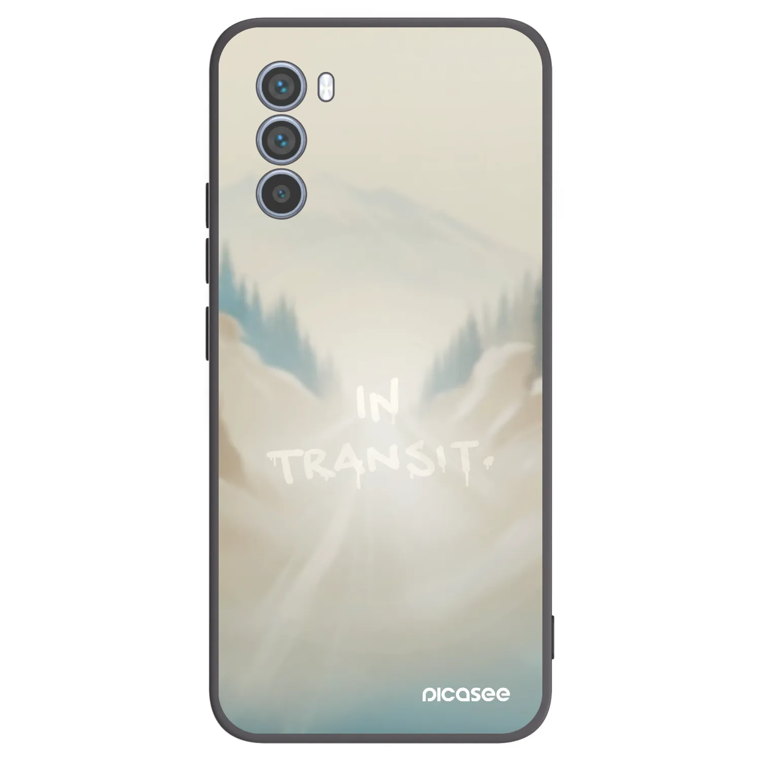 Picasee silikónový čierny obal pre Motorola Moto G62 - IN TRANSIT