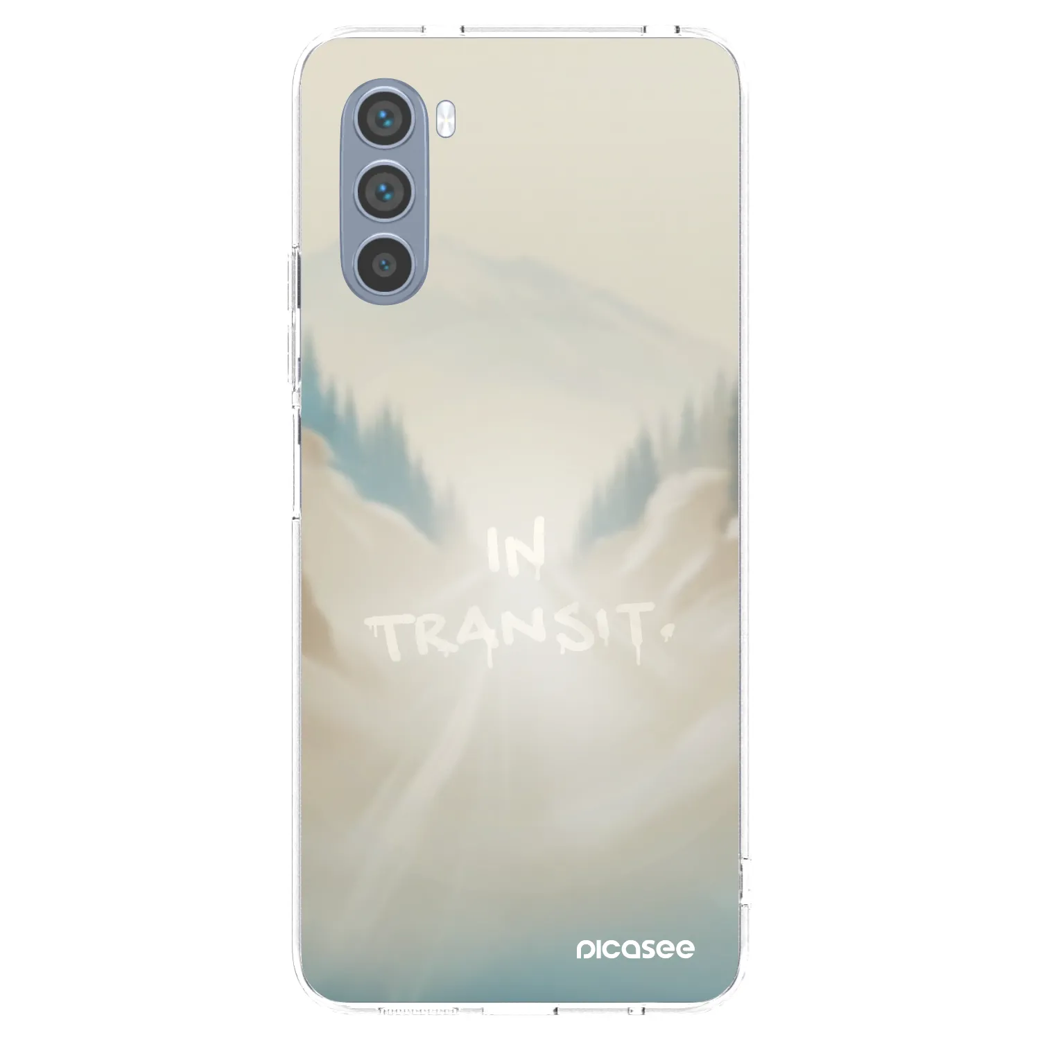 Silikónový prehľadný obal pre Motorola Moto G62 - IN TRANSIT
