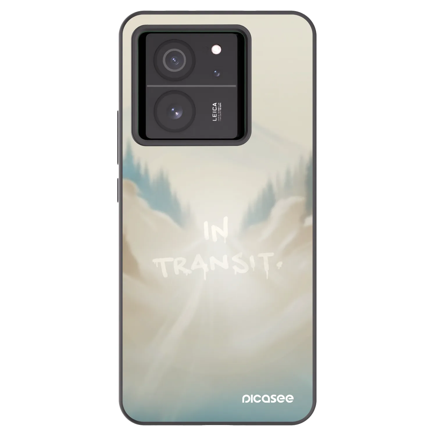 Picasee silikónový čierny obal pre Xiaomi 13T - IN TRANSIT