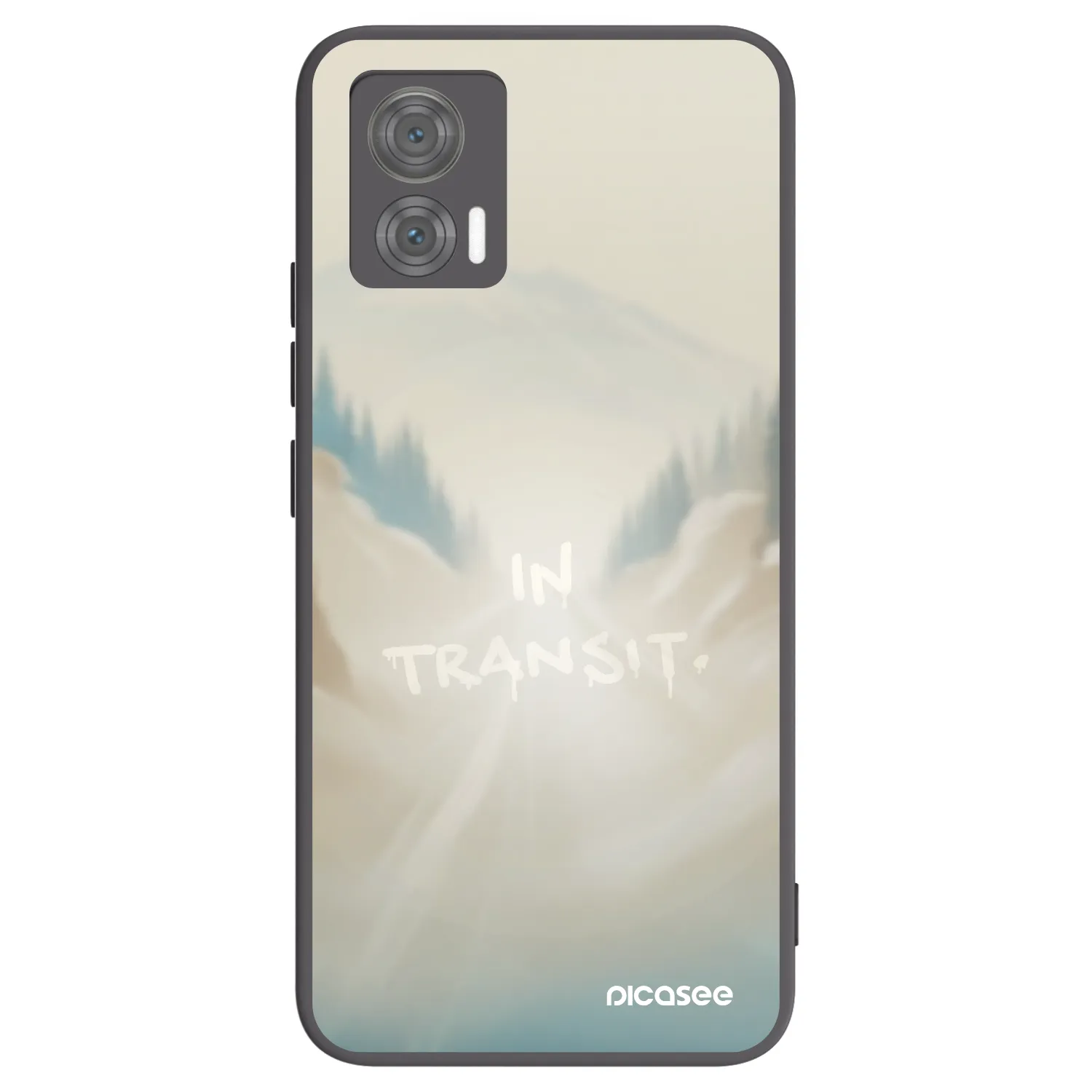 Picasee silikónový čierny obal pre Motorola Edge 30 Neo - IN TRANSIT