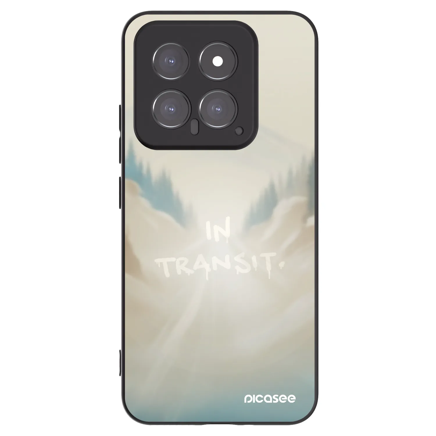 Picasee silikónový čierny obal pre Xiaomi 14 - IN TRANSIT