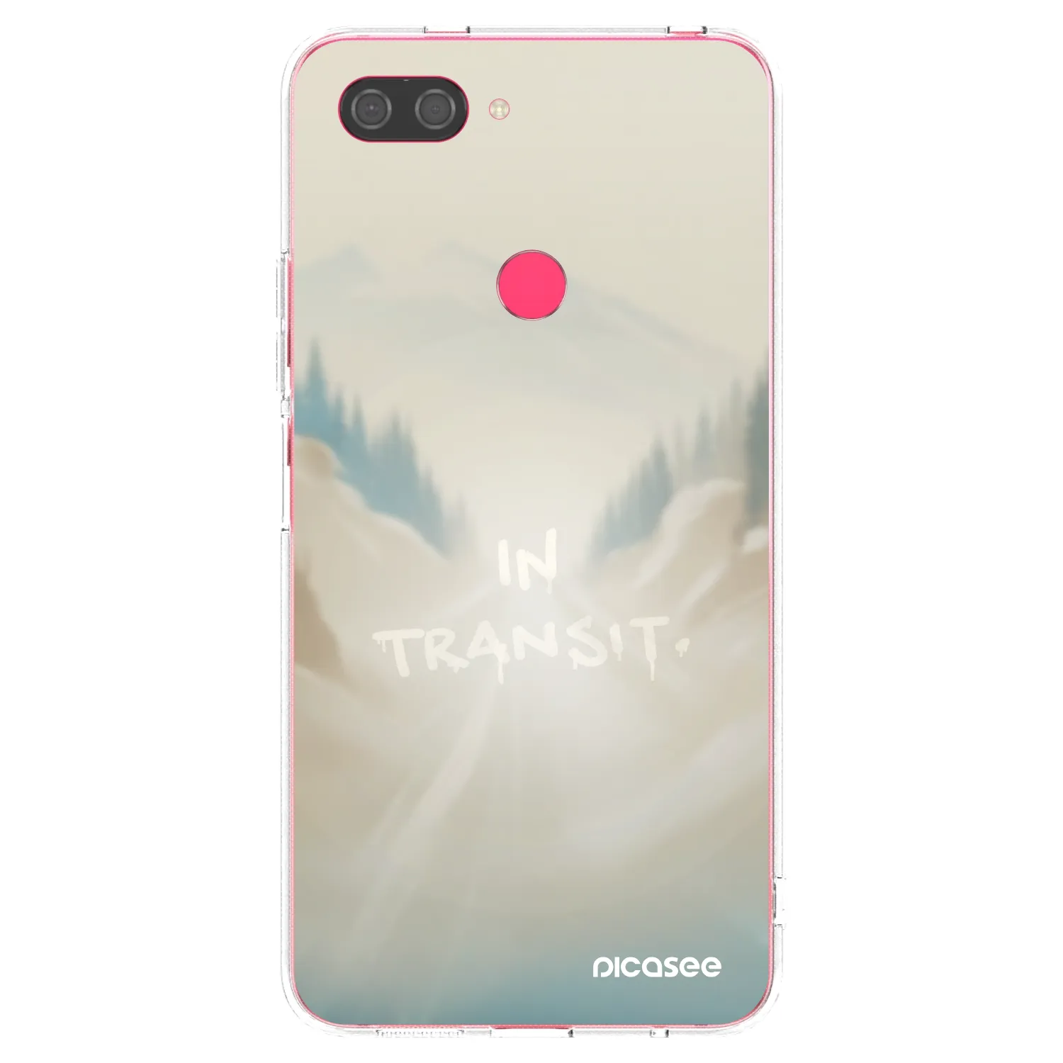 Picasee silikónový prehľadný obal pre Xiaomi Mi 8 Lite - IN TRANSIT